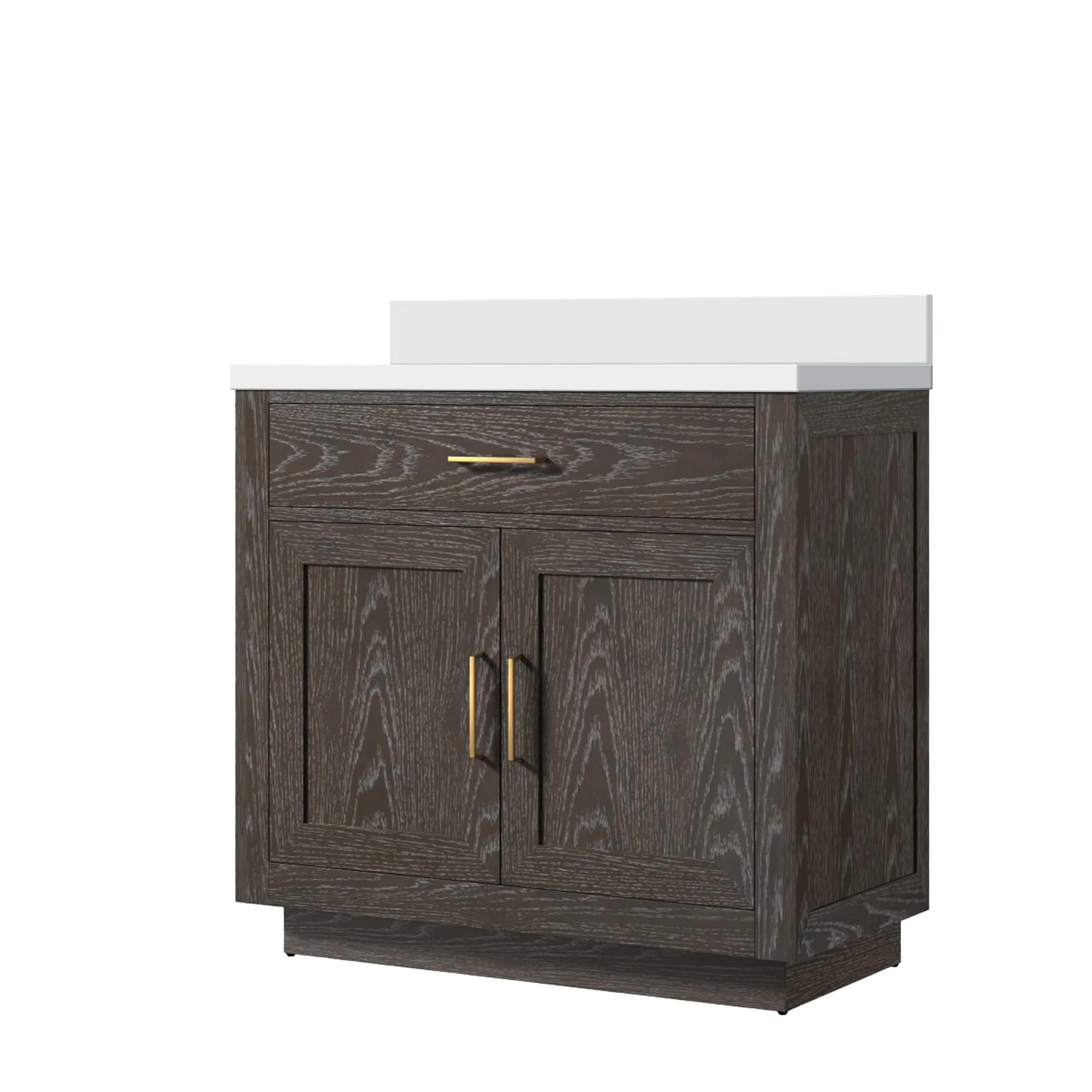 Abbey Bath Vanity with Cultured Marble Top and Sink