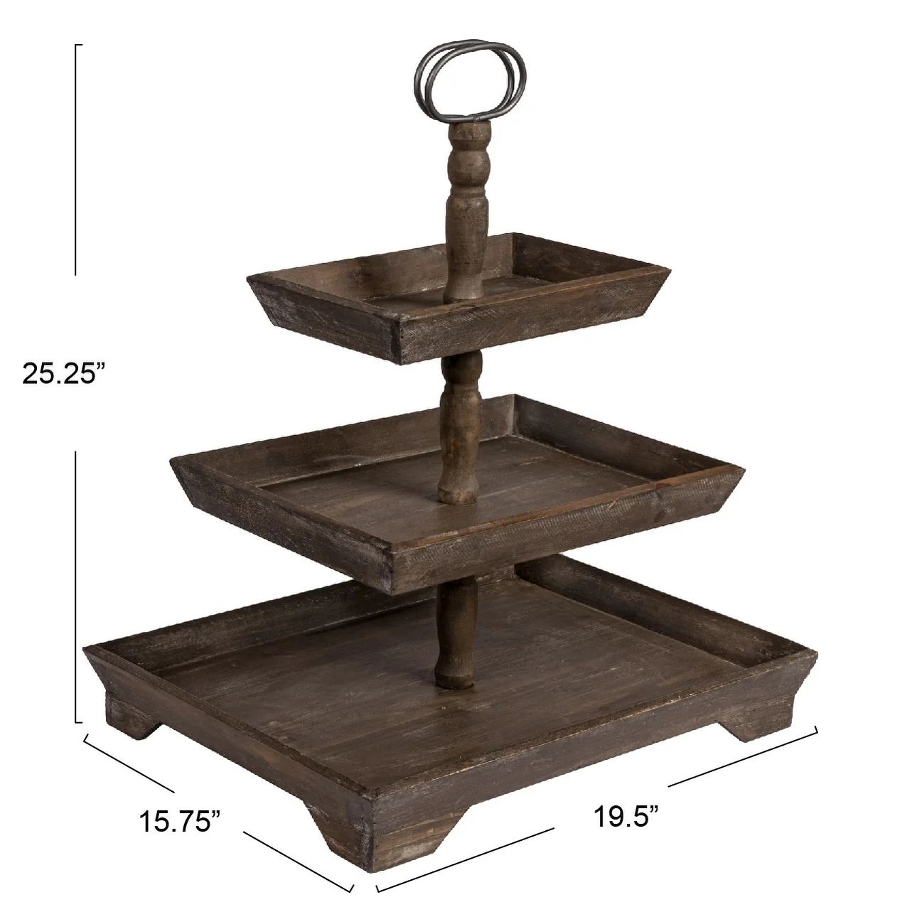 Decorative 3 Tier Tray