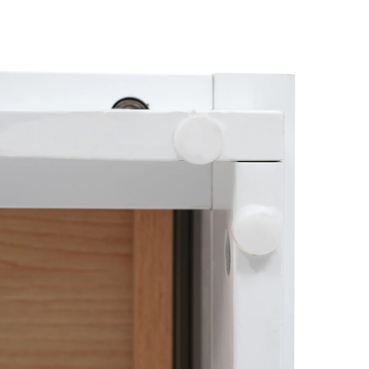 30-Inch Modern White Bathroom Vanity Cabinet with two drawers