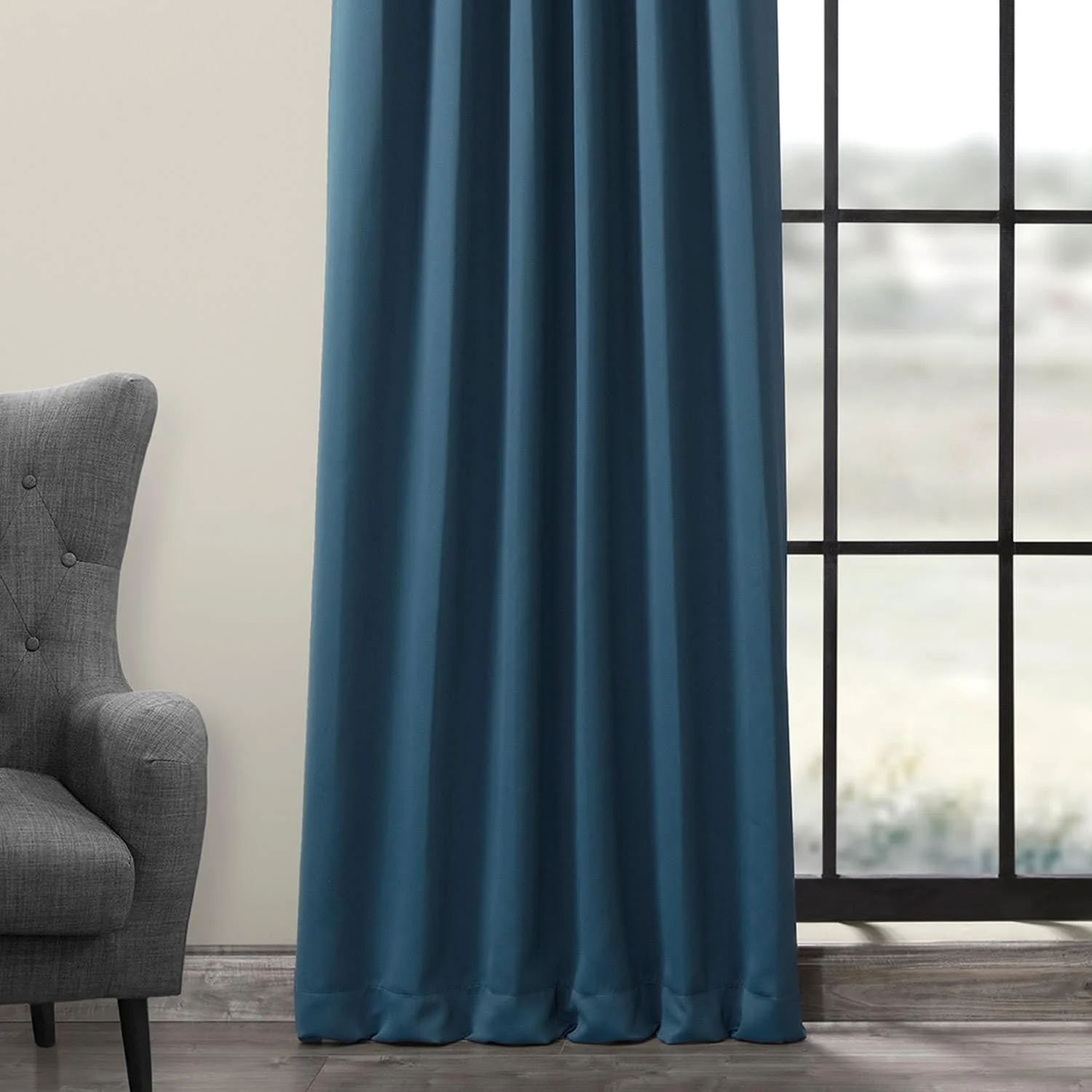 Exclusive Fabrics Room Darkening Curtain Panel Pair (2 Panels)