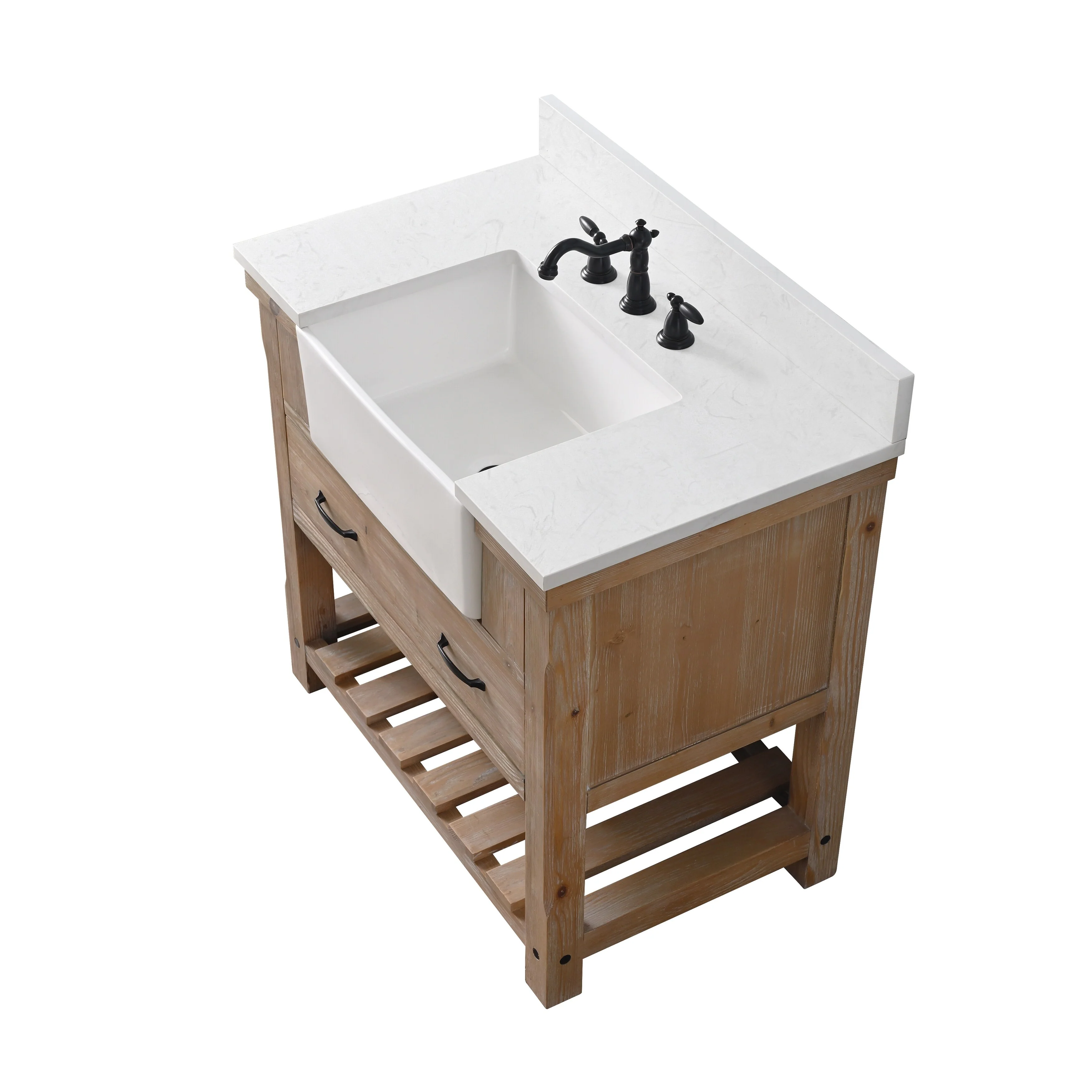 Sudio Design Bathroom Vanity Wesley Weathered Collection.