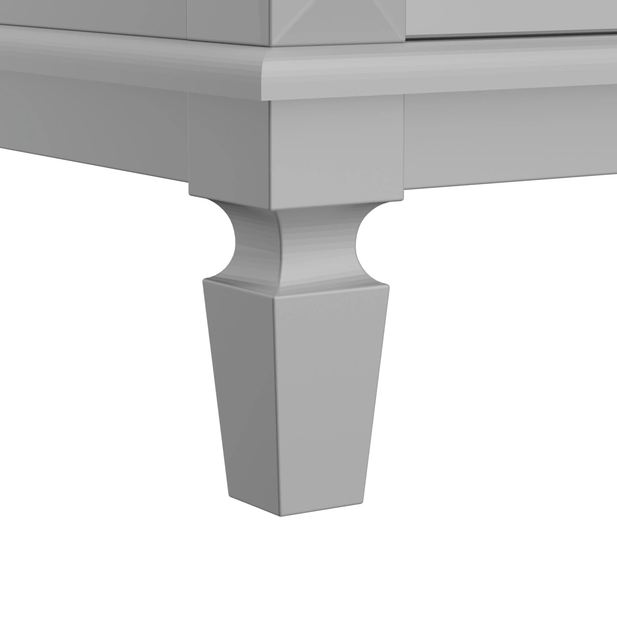 36'' Modern Bathroom Vanity with Top Sink, Soft-Closing Doors, and Drawers