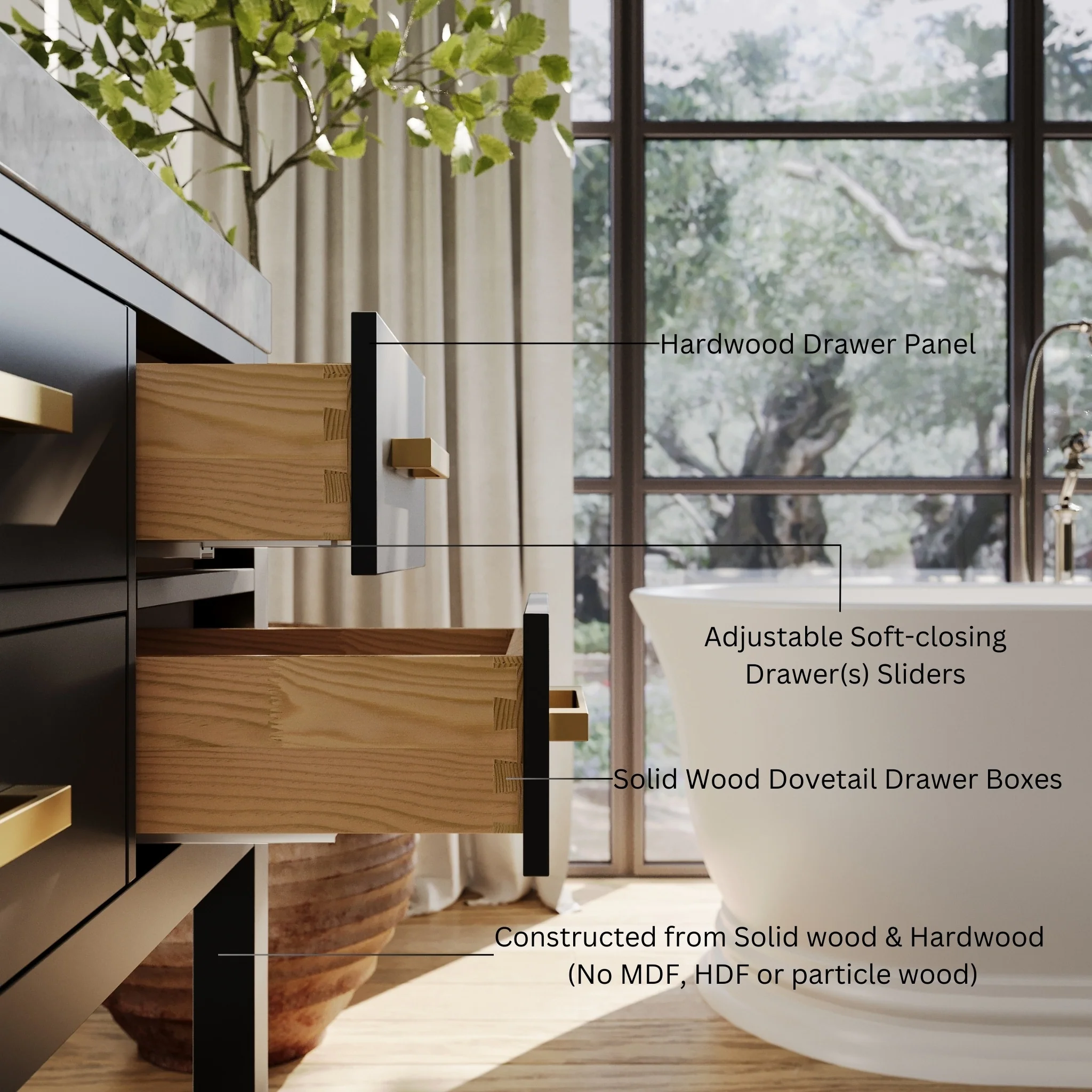 Ancerre Designs Elizabeth Bathroom Vanity Set