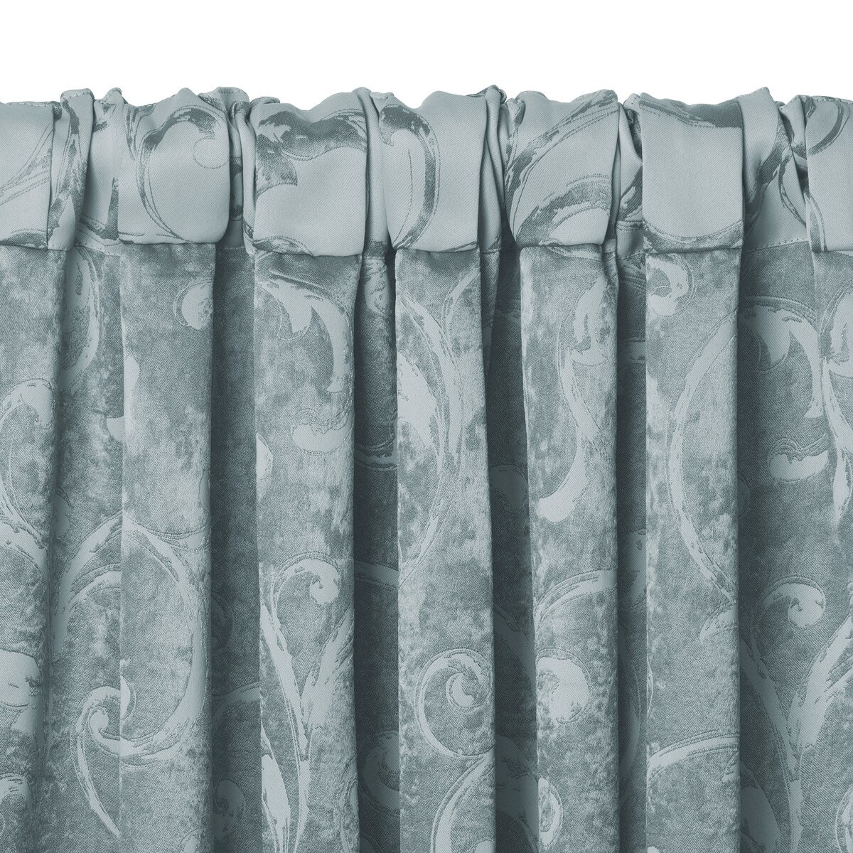Elrene Mia Jacquard Blackout Scallop Window Valance - 52