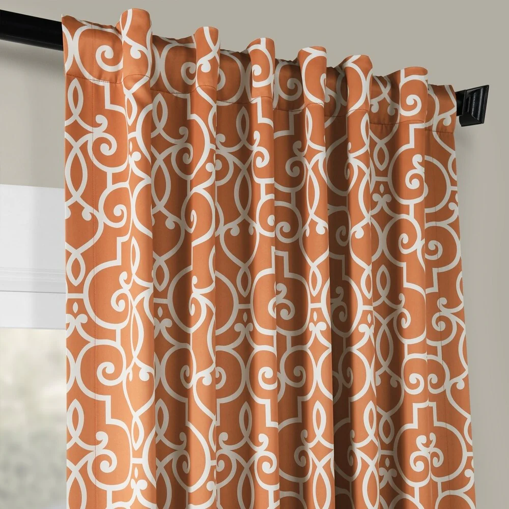 Exclusive Fabrics Nouveau Room Darkening Curtain Panel Pair (2 Panels)