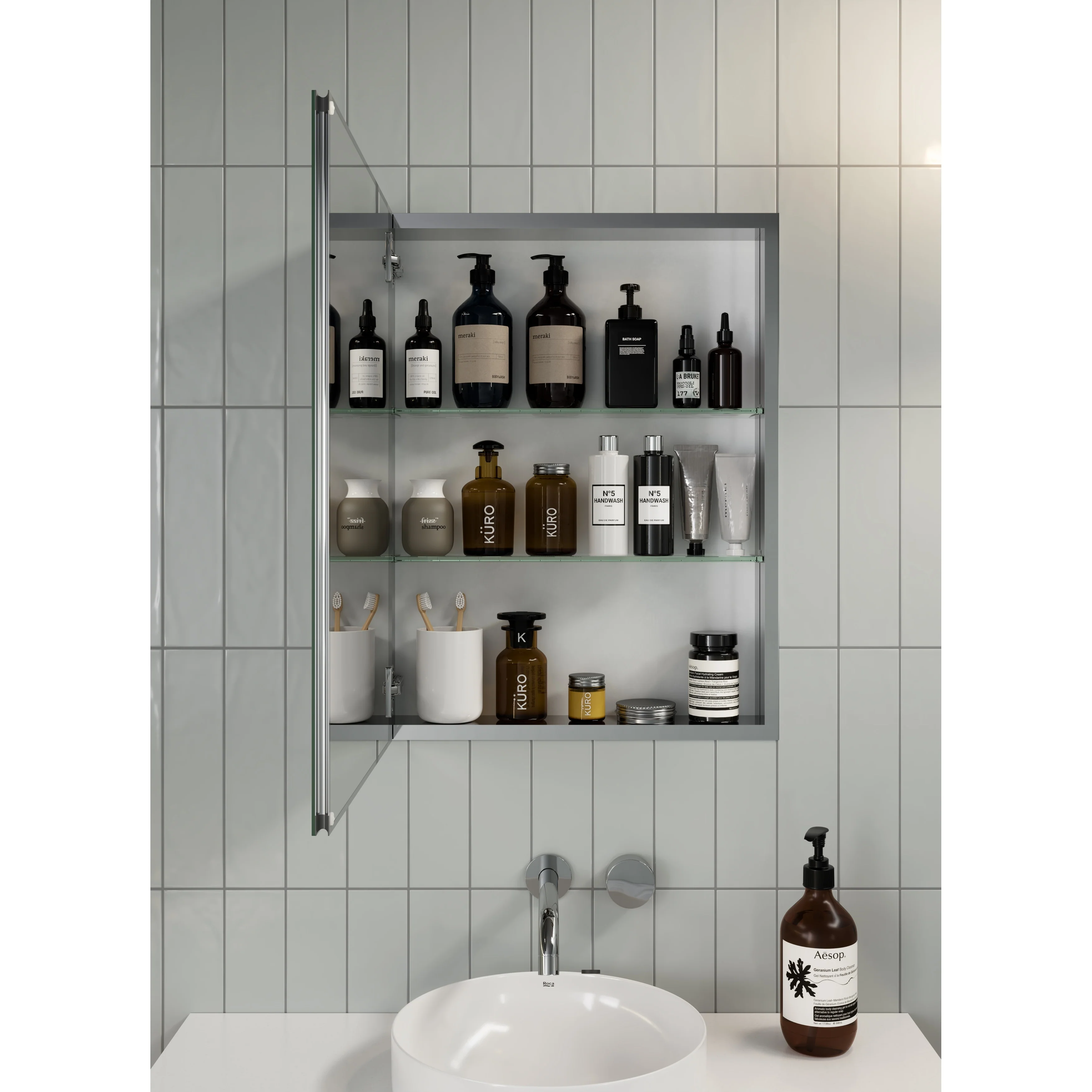 Aluminum Medicine Cabinet