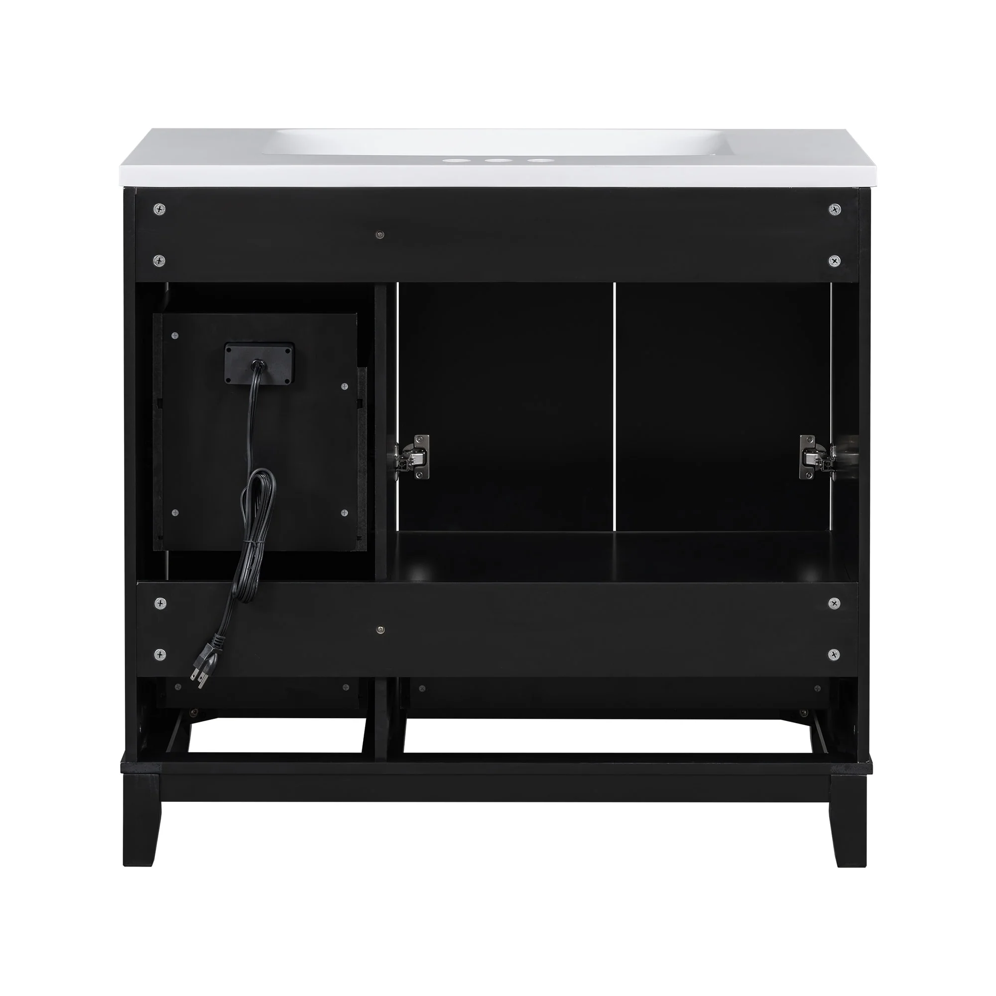 36 Inch Modern Bathroom Vanity with USB Charging