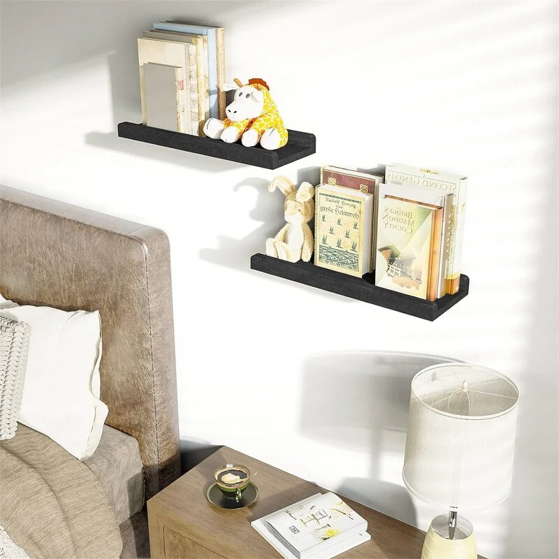 Floating Shelves Wall Mounted Set of 2 17 Inch - 17.2