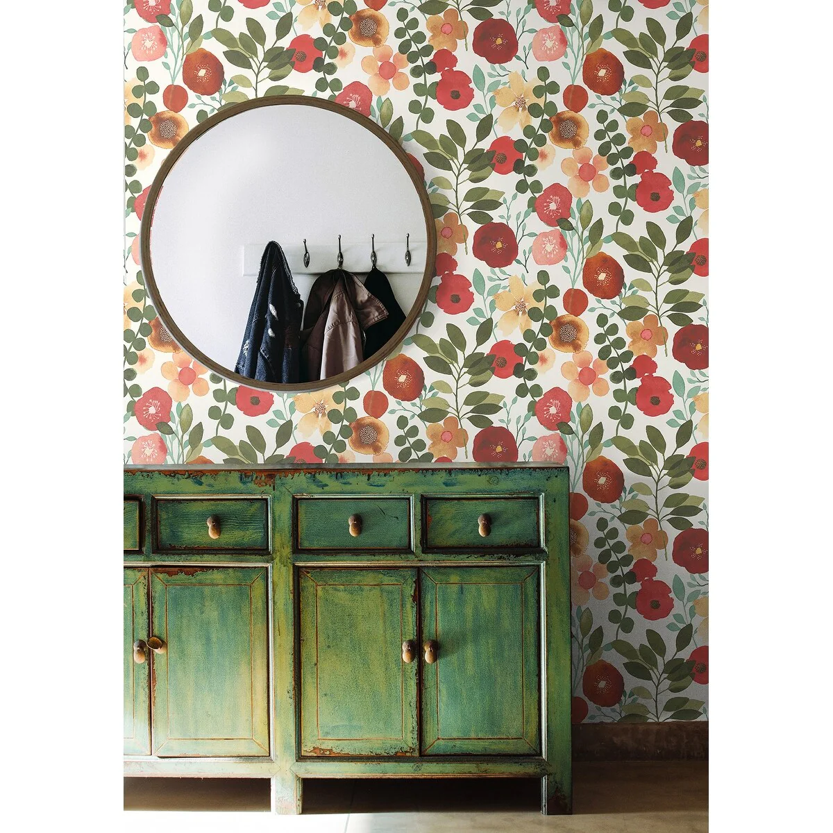 NextWall Garden Dance Peel and Stick Wallpaper
