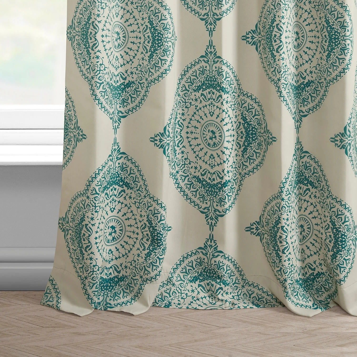 Exclusive Fabrics Henna Room Darkening Curtain Pair (2 Panels)