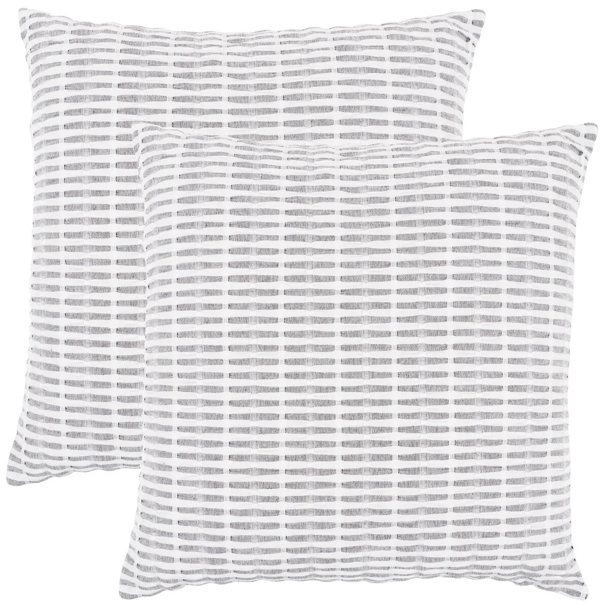 KAF Home Set of 2 Square Pleated Please Pillow Cover