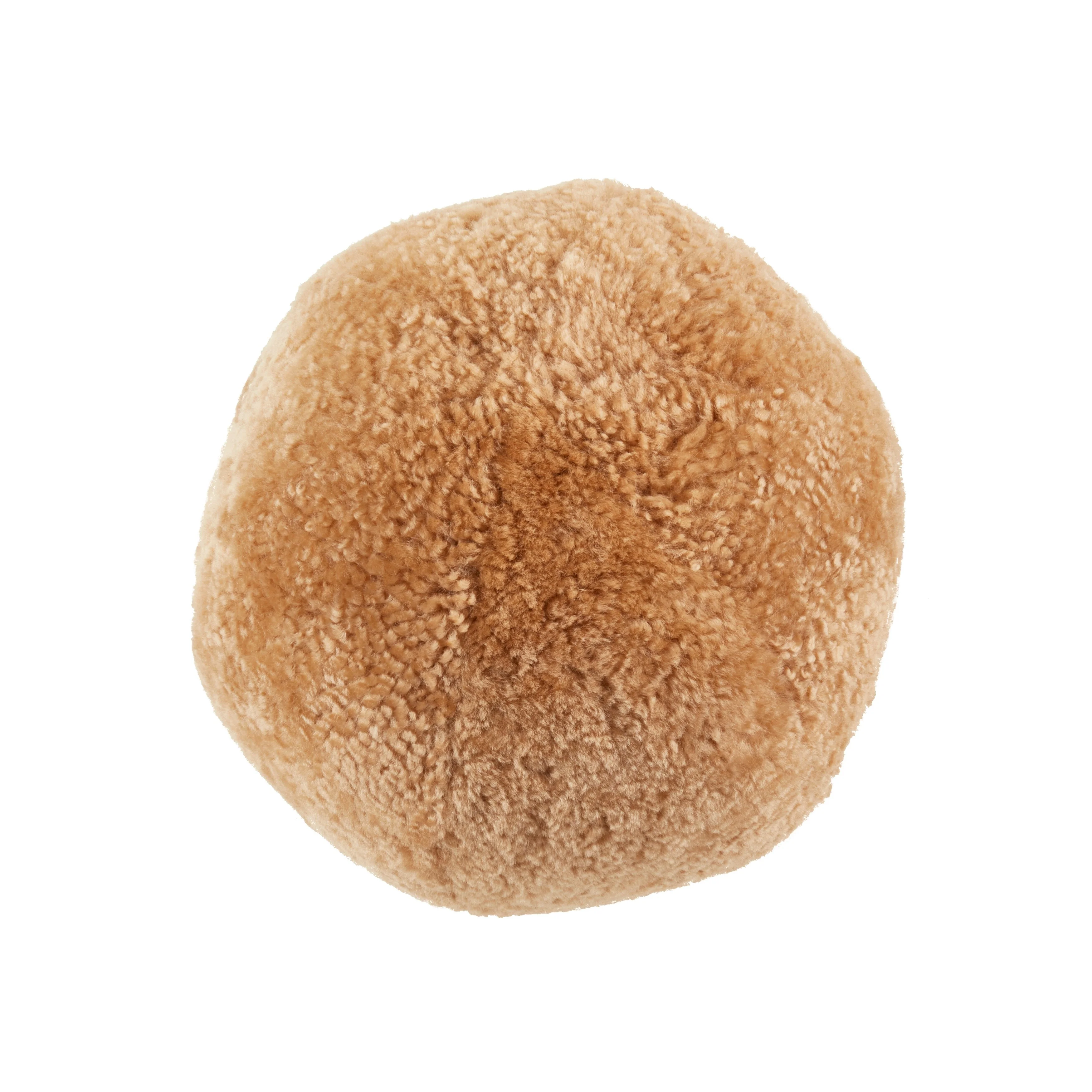 Fleece Fantasy Sheepskin Ball Poly Filled Throw Pillow