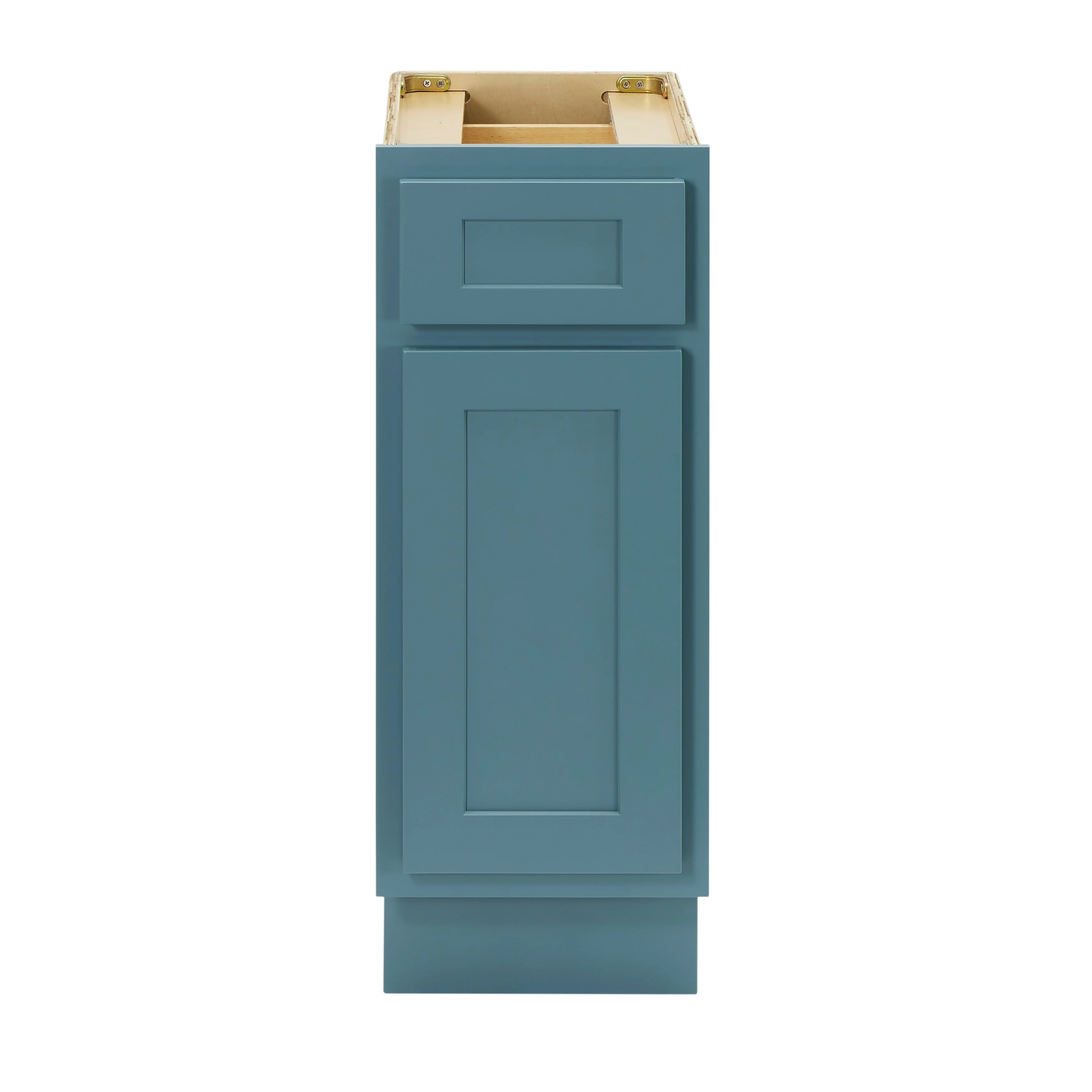 Vanity Art 12 Inch Bathroom Vanity Base Cabinet Single Right Offset Solid Wood Small Bathroom Storage Floor Cabinet