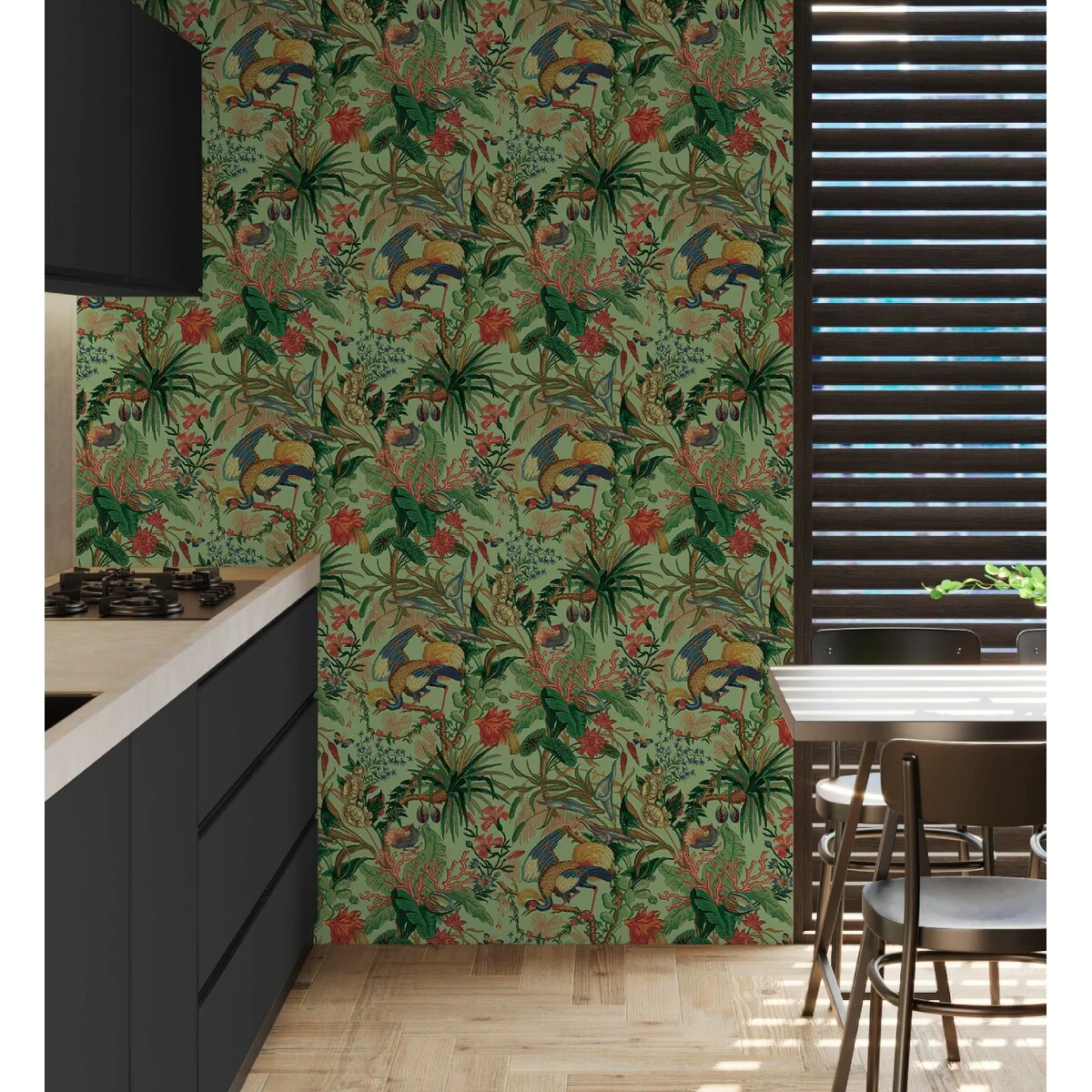 NextWall Tropical Canopy Peel and Stick Wallpaper