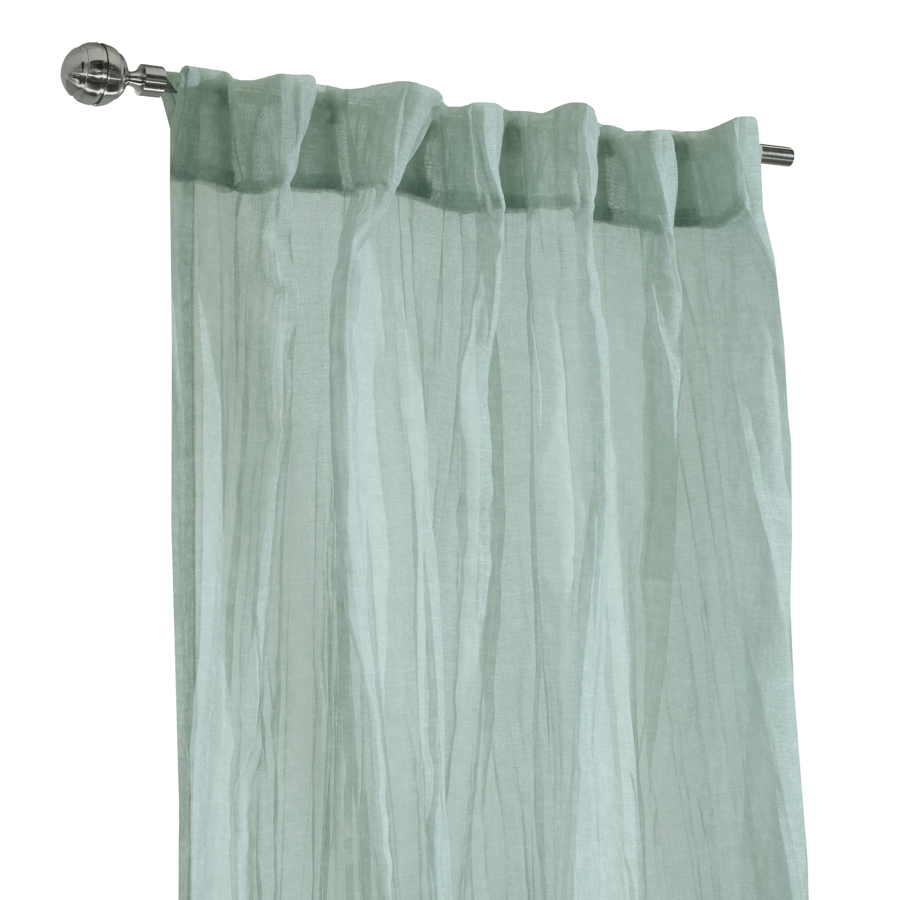 Paloma Sheer Dual Header Curtain Panel
