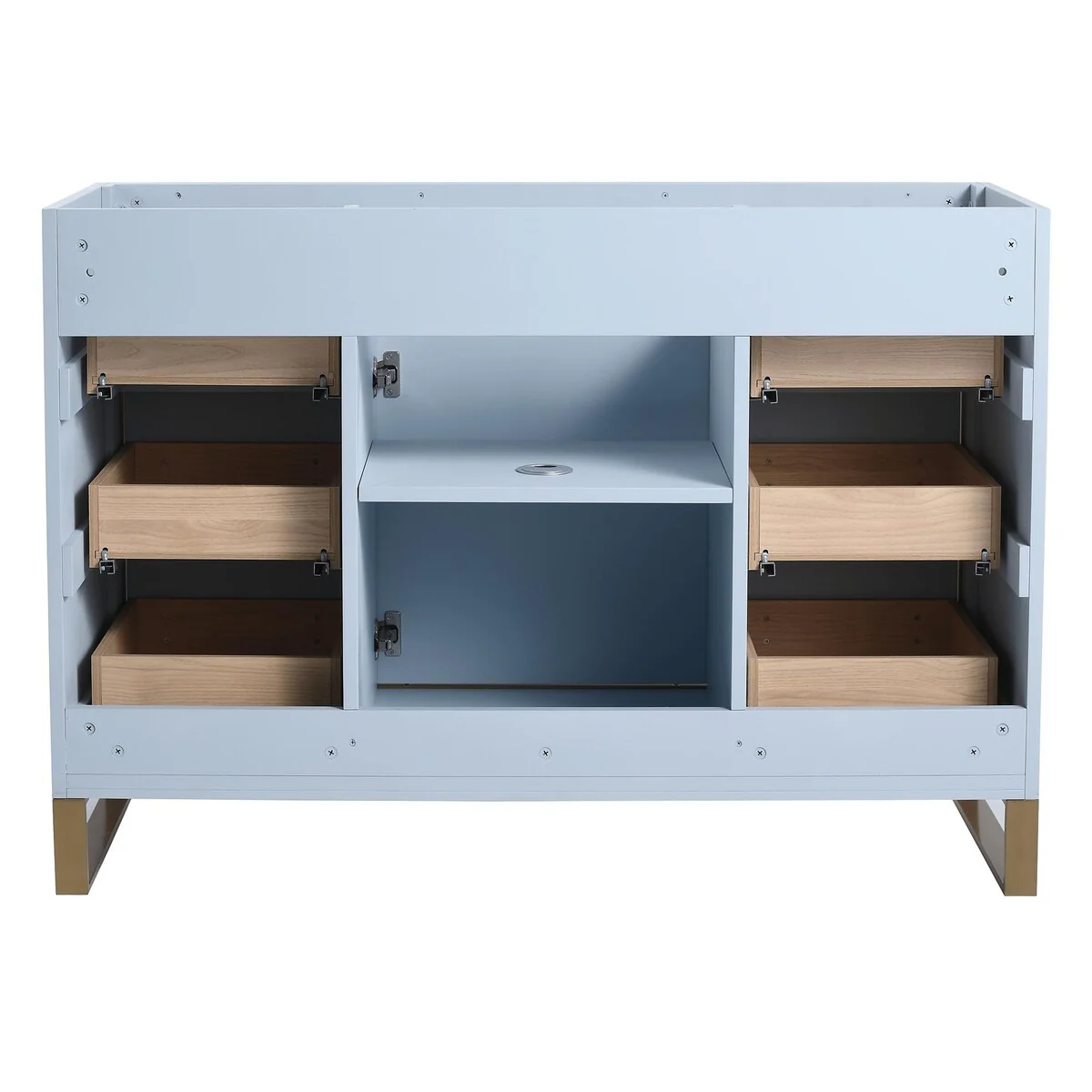 Fine Fixtures Opulence Collection Bathroom Vanity with White Ceramic Sink