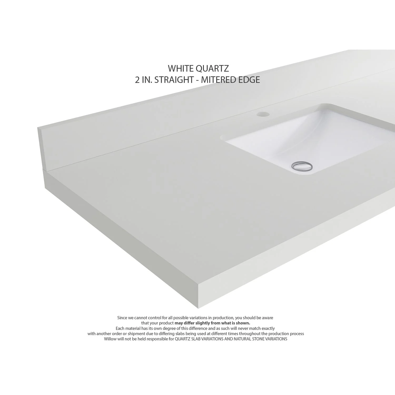 Willow Collections 36 in. W x 22 in. D Malibu Right Offset Sink Bathroom Vanity with Countertop