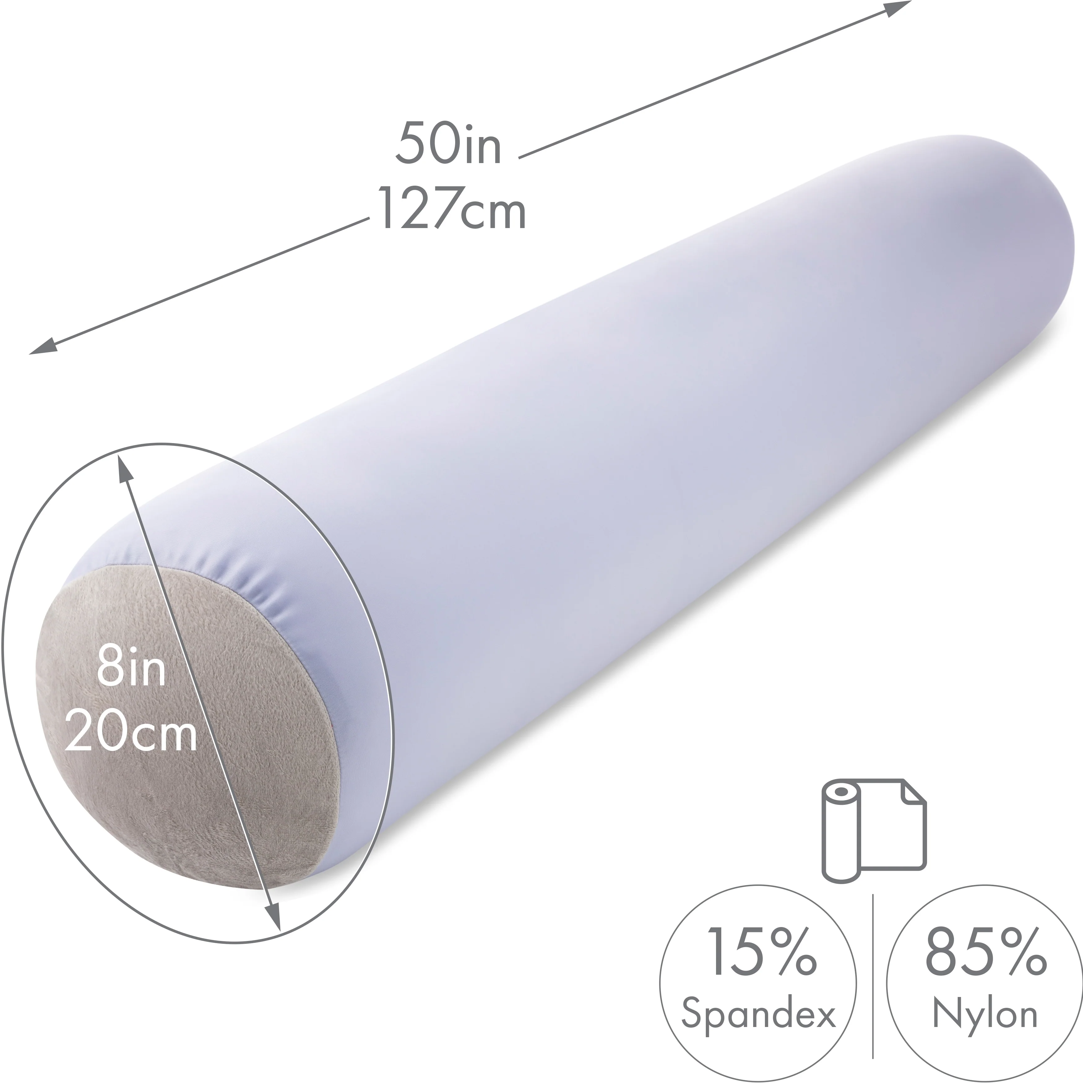 Straight Body Pillow, Premium Microbead,Side Sleeping / Pregnant Women