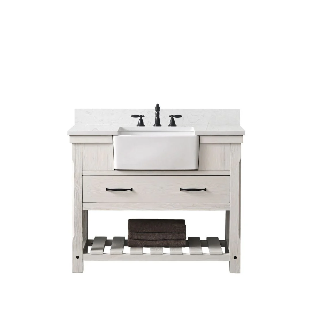 Sudio Design Bathroom Vanity Wesley Weathered Collection.