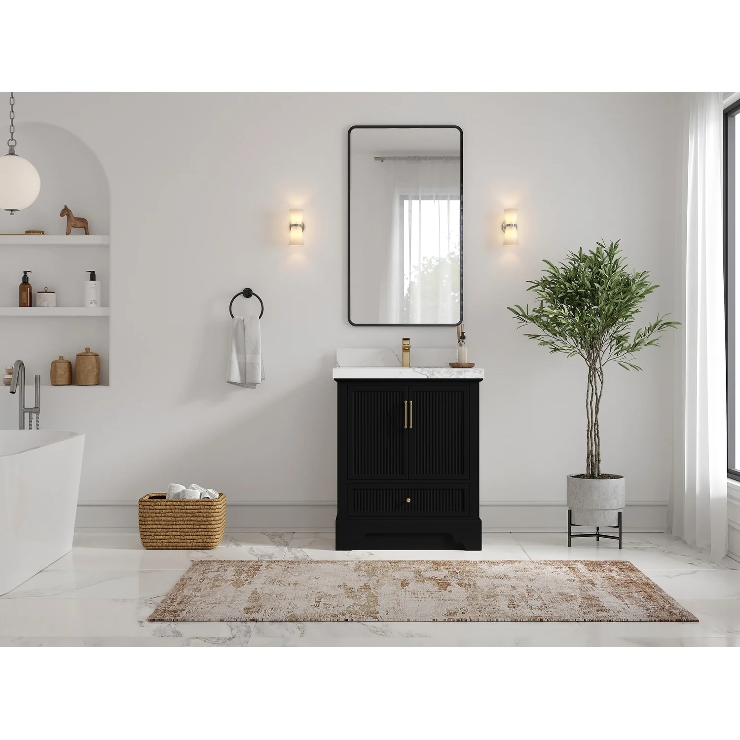 Willow Collections 30 in. W x 22 in. D Alys Single Sink Bathroom Vanity with Countertop