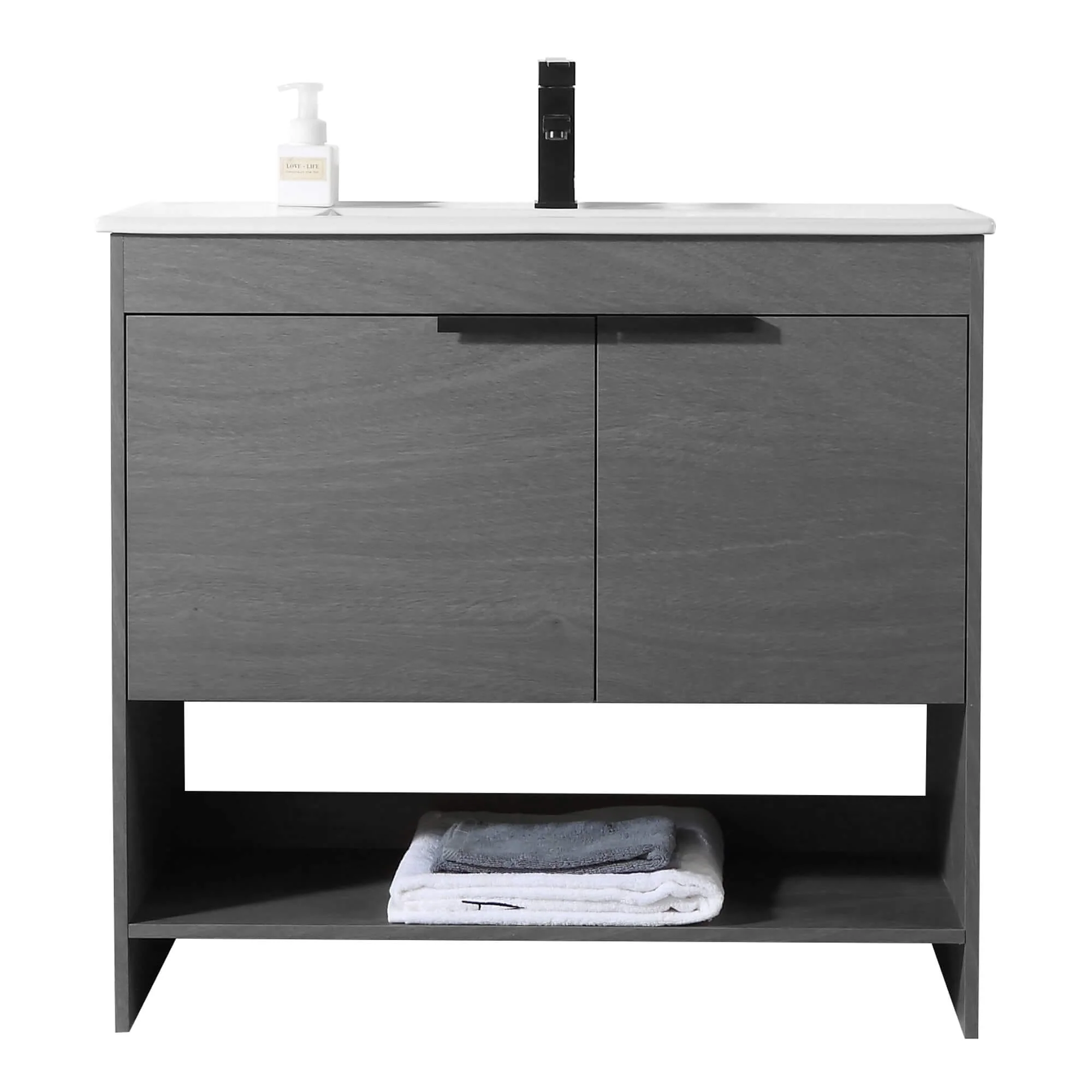 Fine Fixtures Phoenix Bathroom Vanity with Sink - Full Assembly Required