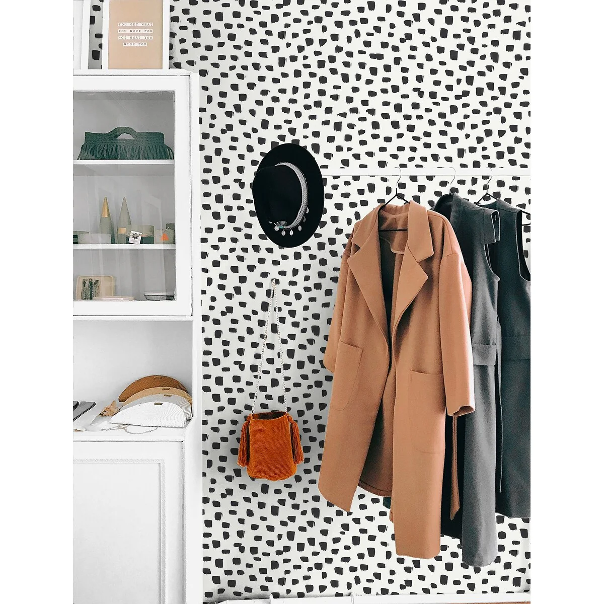 NextWall Speckled Dot Peel and Stick Wallpaper - 20.5 in. W x 18 ft. L