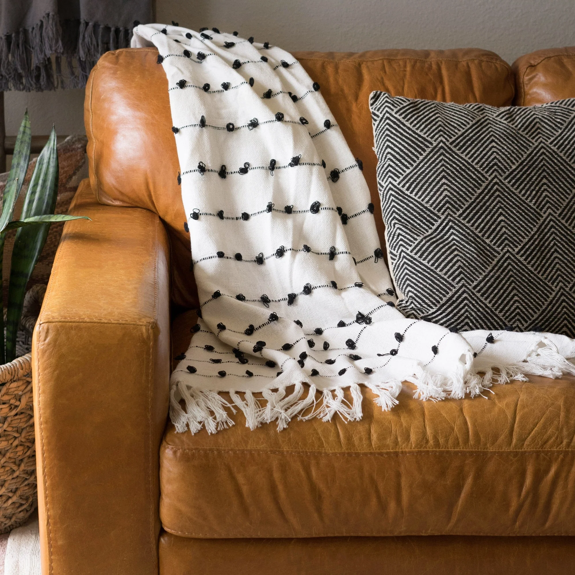 DII Woven Loop Throw