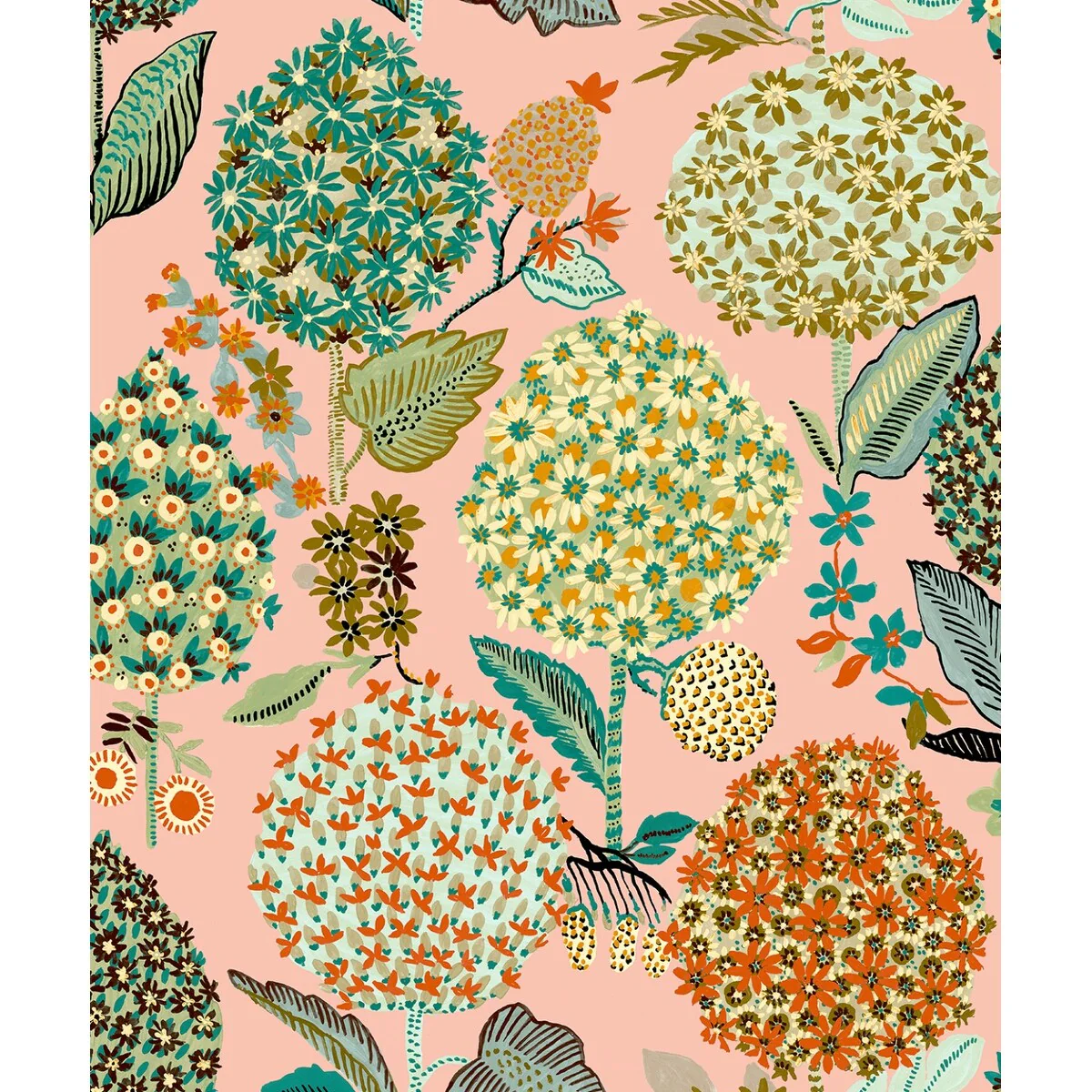 NextWall Blooming Bulbs Peel and Stick Wallpaper