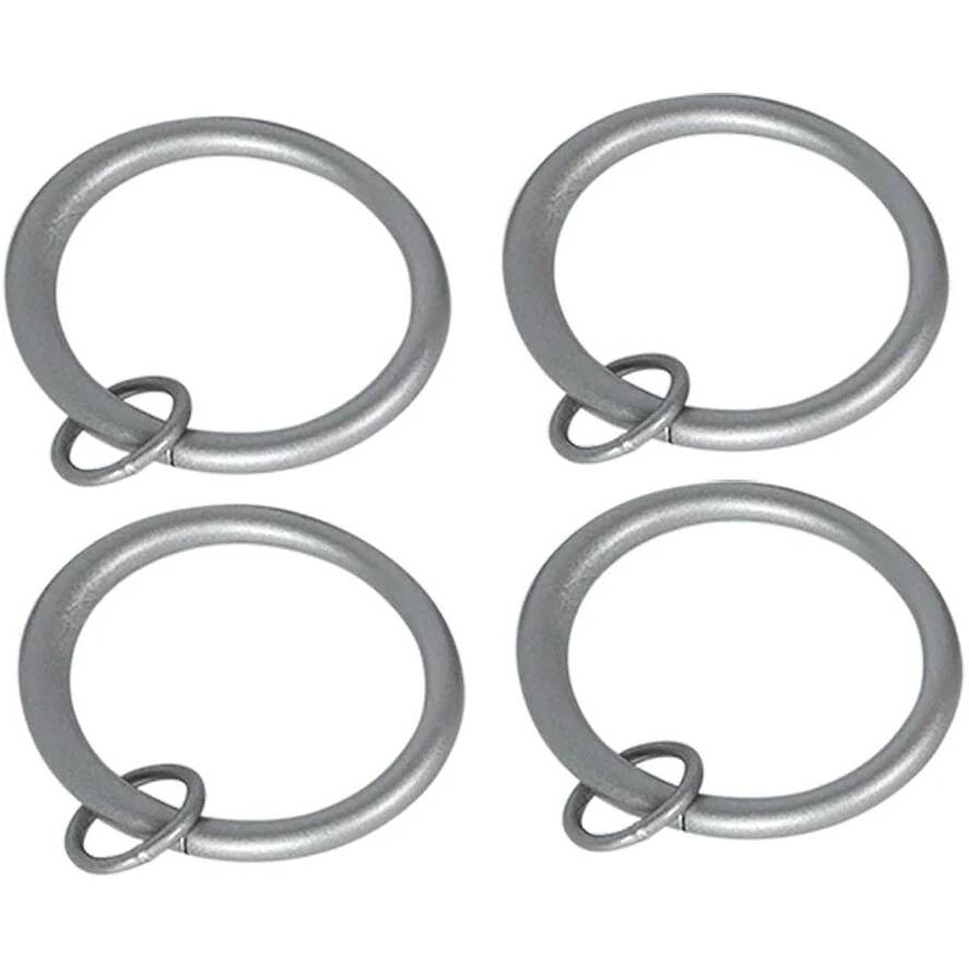 Set of 16 Metal Curtain Eyelet Rings 3 Inch Inner Diameter