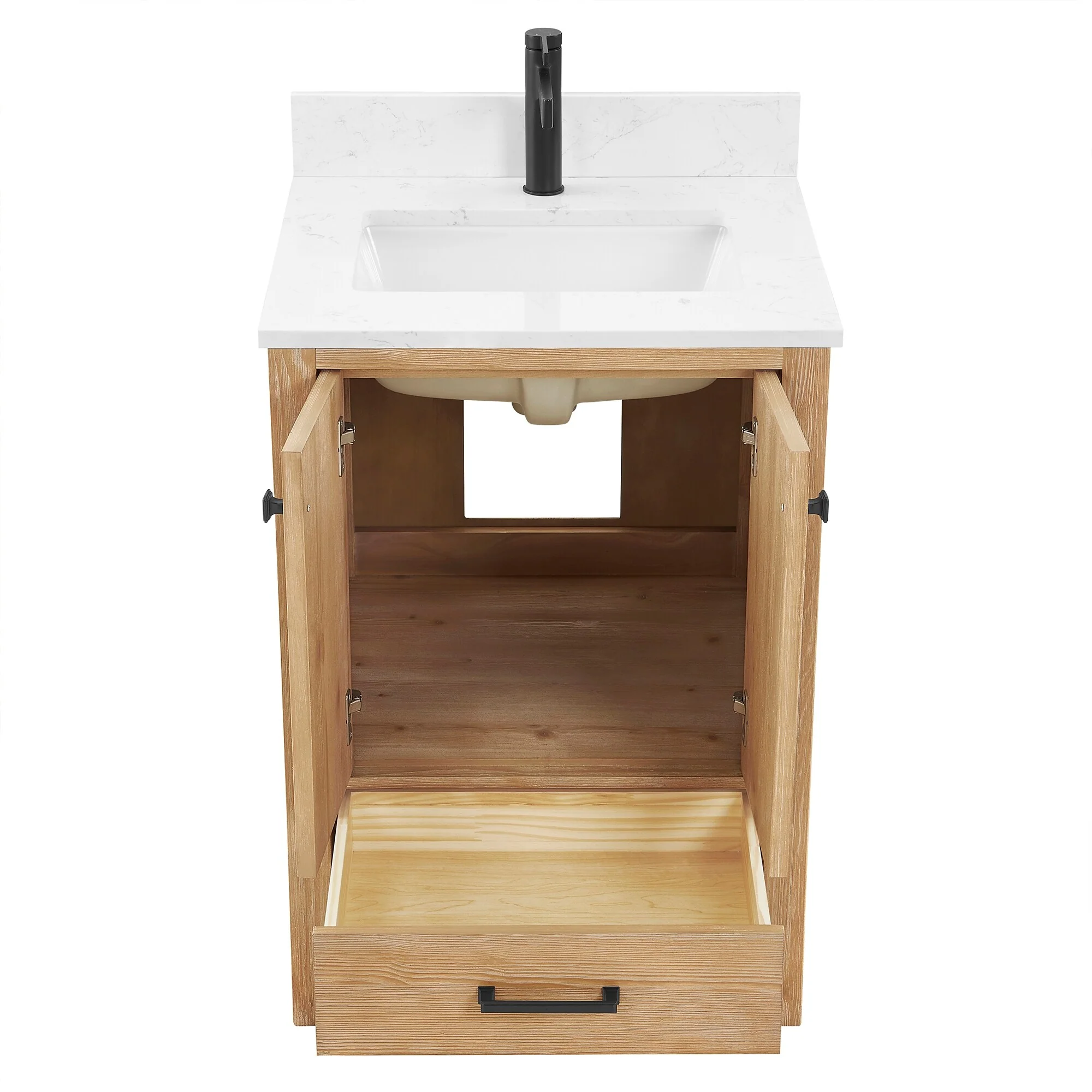 Shannon Bath Vanity with Composite Stone Countertop without Mirror