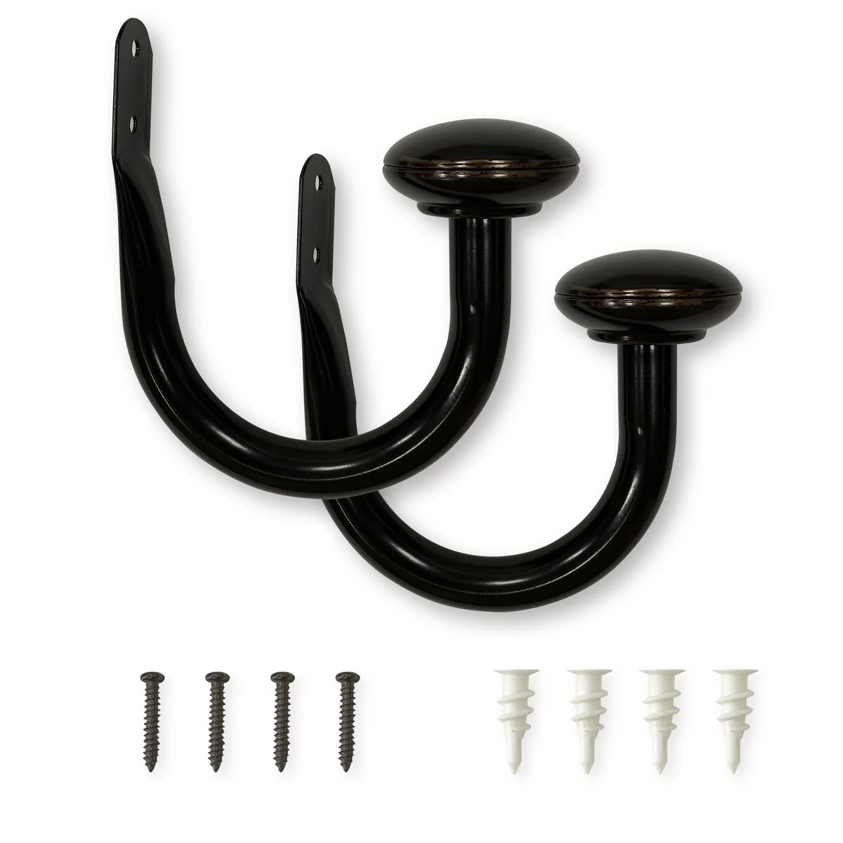 Lumi 3/4 in. Dia. Curtain Holdback (2-Pack / 4-Pack)