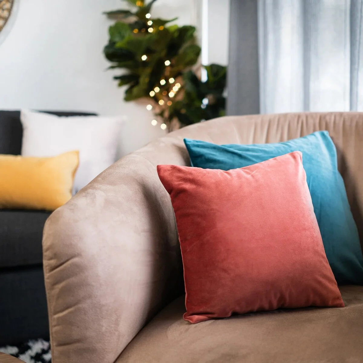 KAF Home Rectangular Velvet Pillow Cover, Set of 2