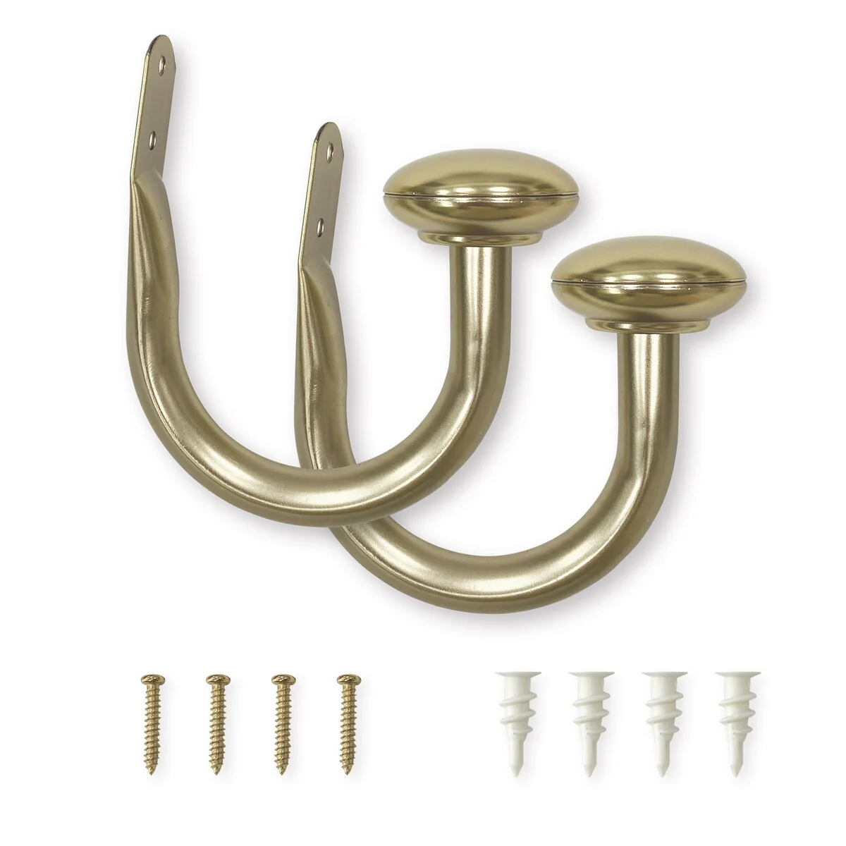 Lumi 3/4 in. Dia. Curtain Holdback (2-Pack / 4-Pack)