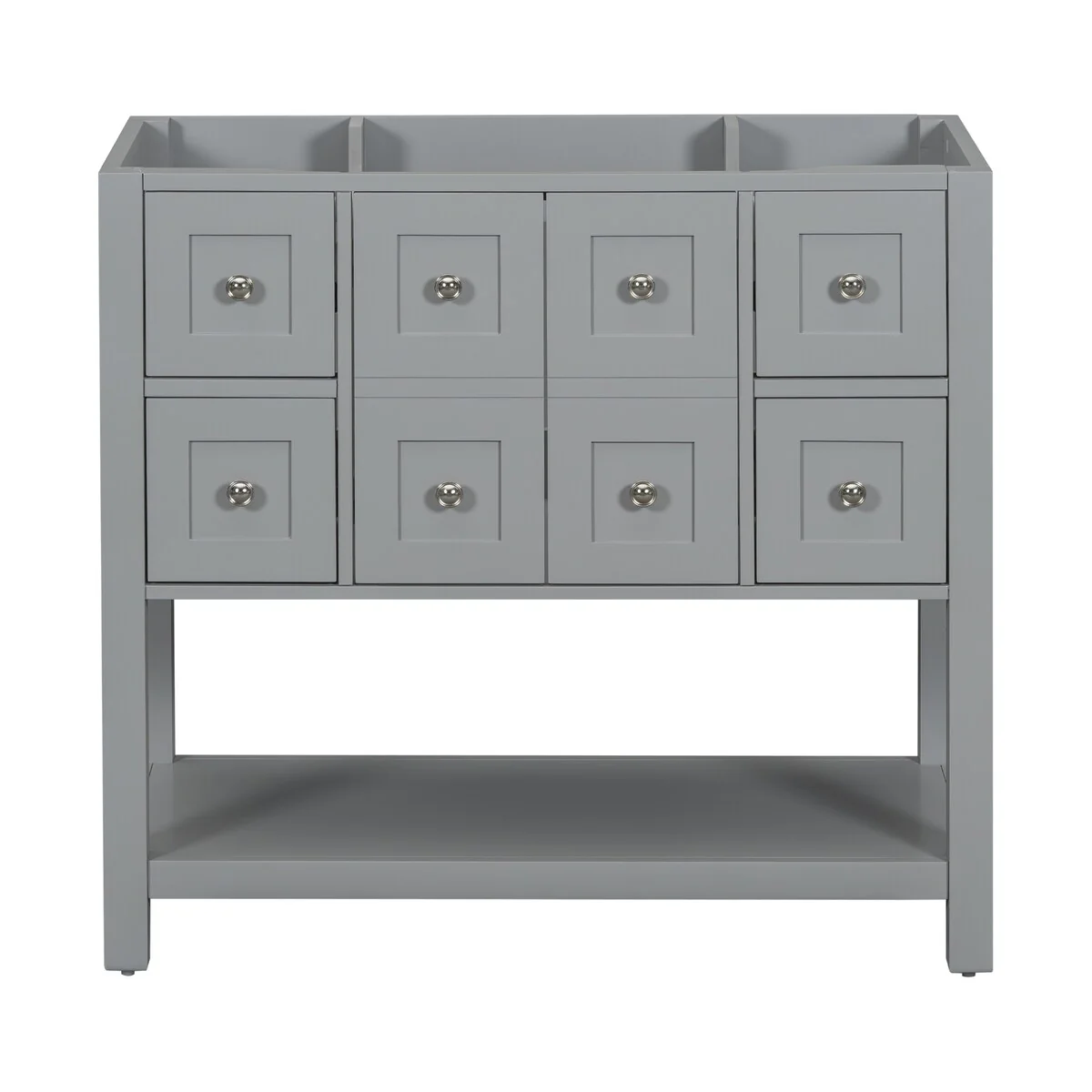 Free Standing Vanity with Solid Wood Frame