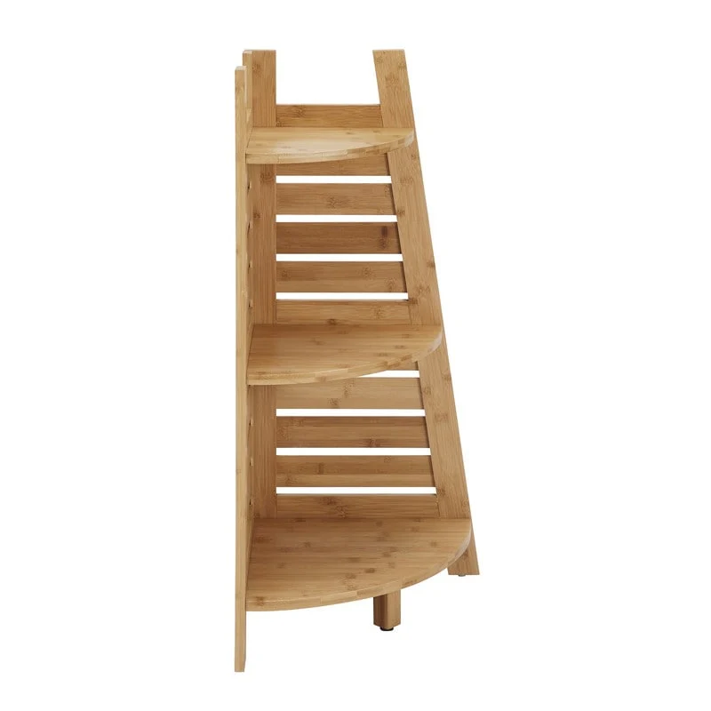 Bracken Bamboo Corner Shelf