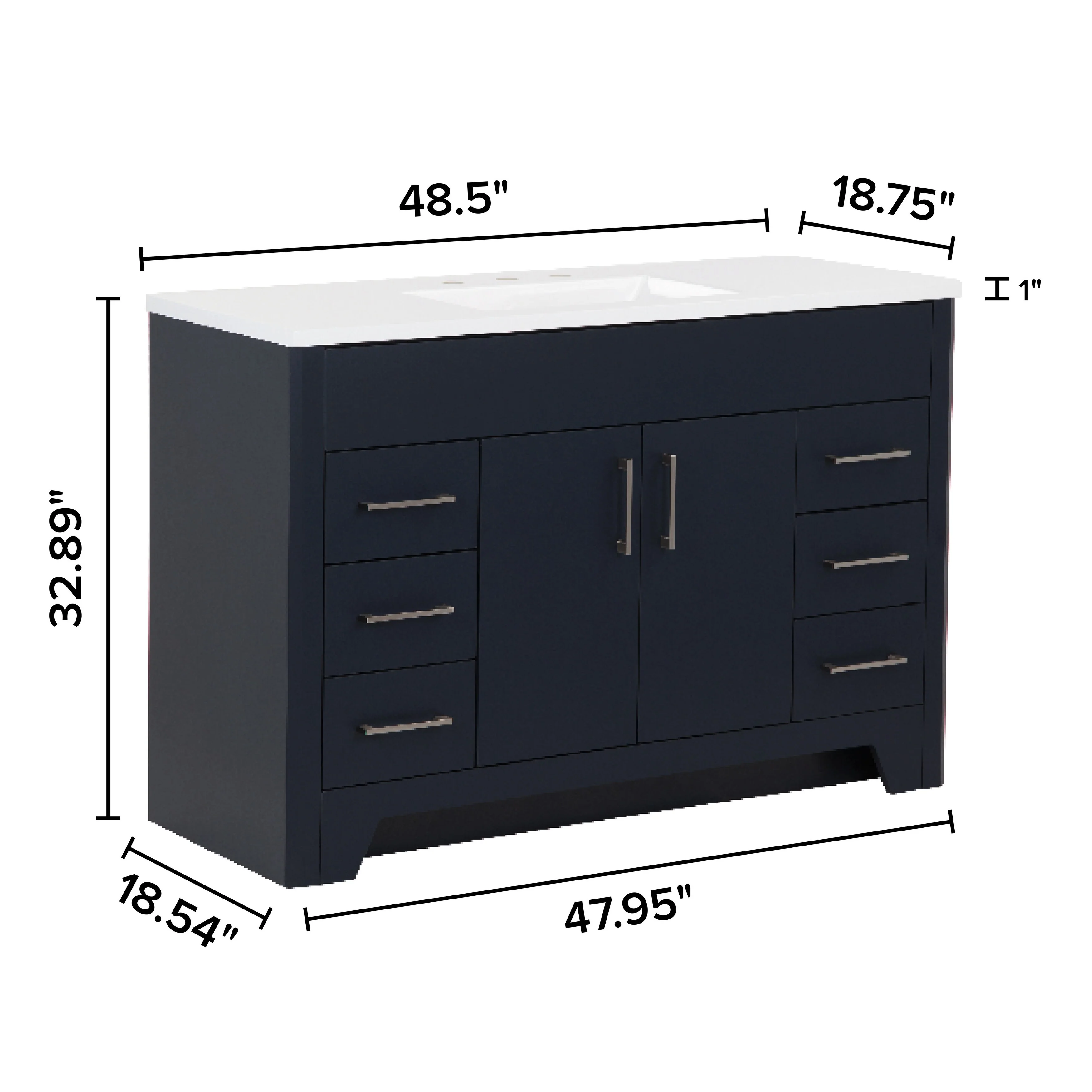 Spring Mill Cabinets Salil 48.5