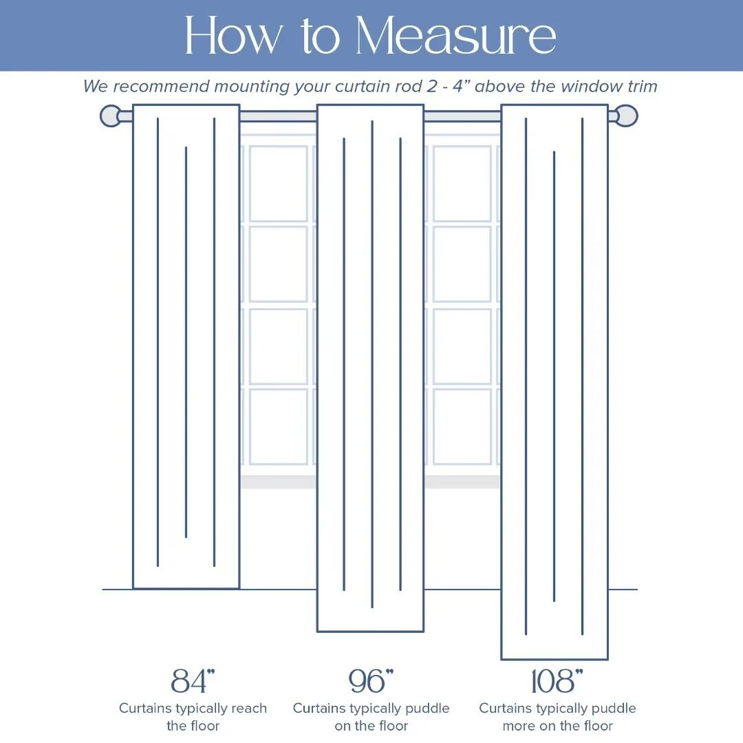 Linen Textured 100% Blackout Grommet Curtain Pair(Set of 2)