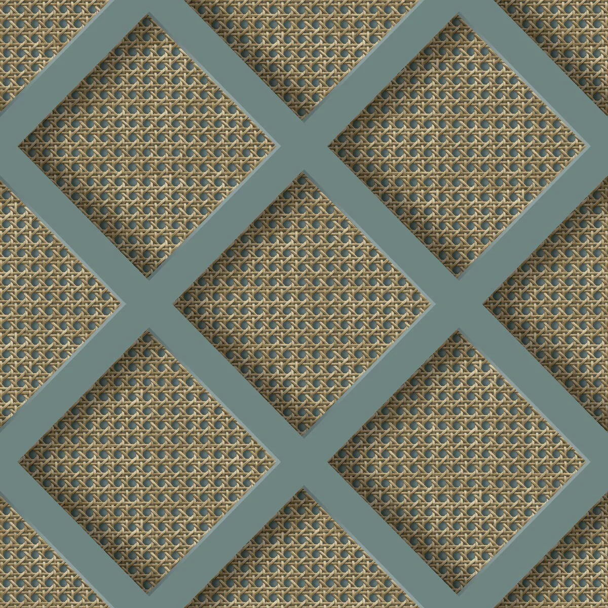 Superfresco Easy Ocean Panel Rattan Wallpaper