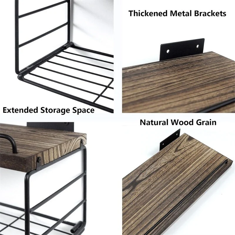 Floating Bathroom Shelves Over Toilet - 5.9