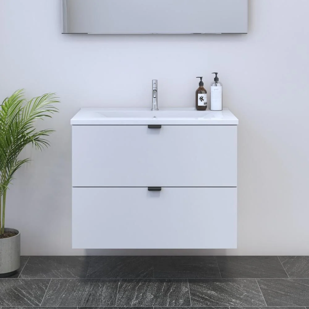 Ines 2S 80 Floating Bathroom Vanity (32