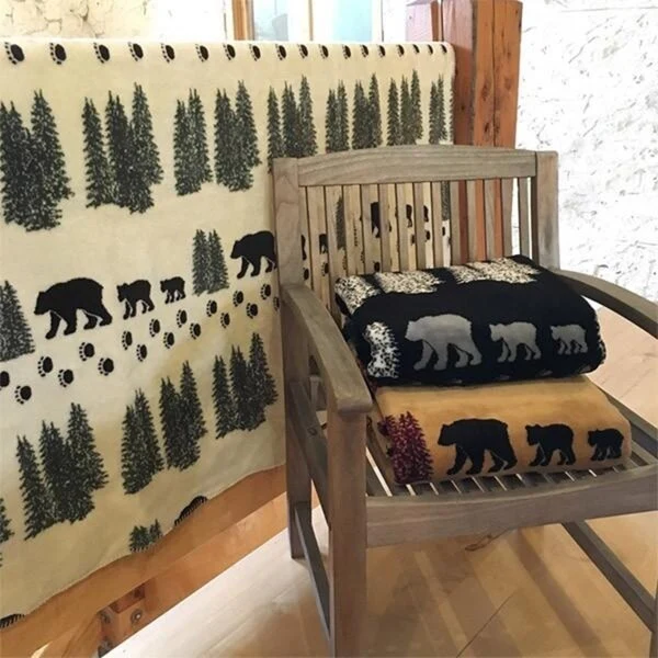 Denali Pearl Denali Bear/Sage Blanket
