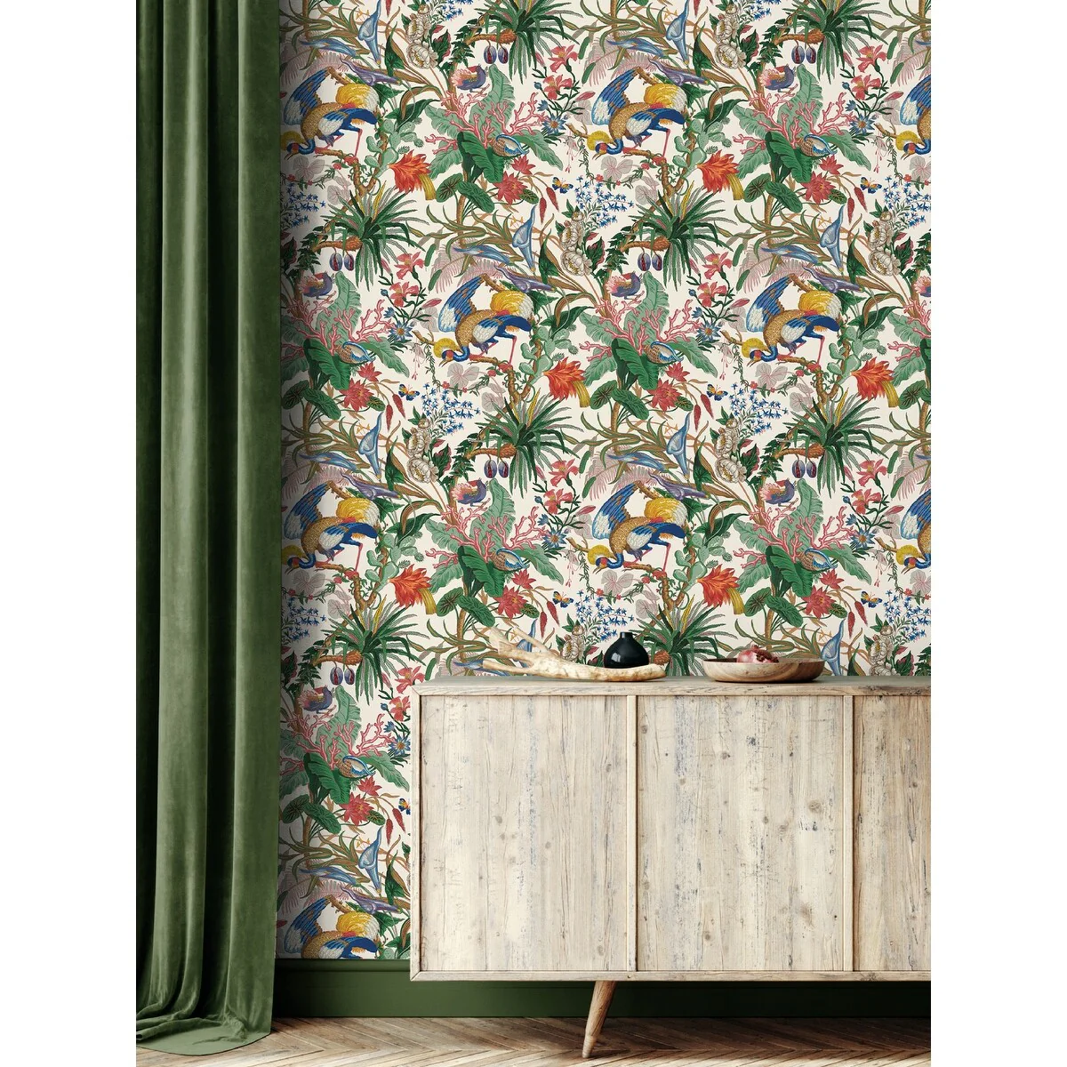 NextWall Tropical Canopy Peel and Stick Wallpaper