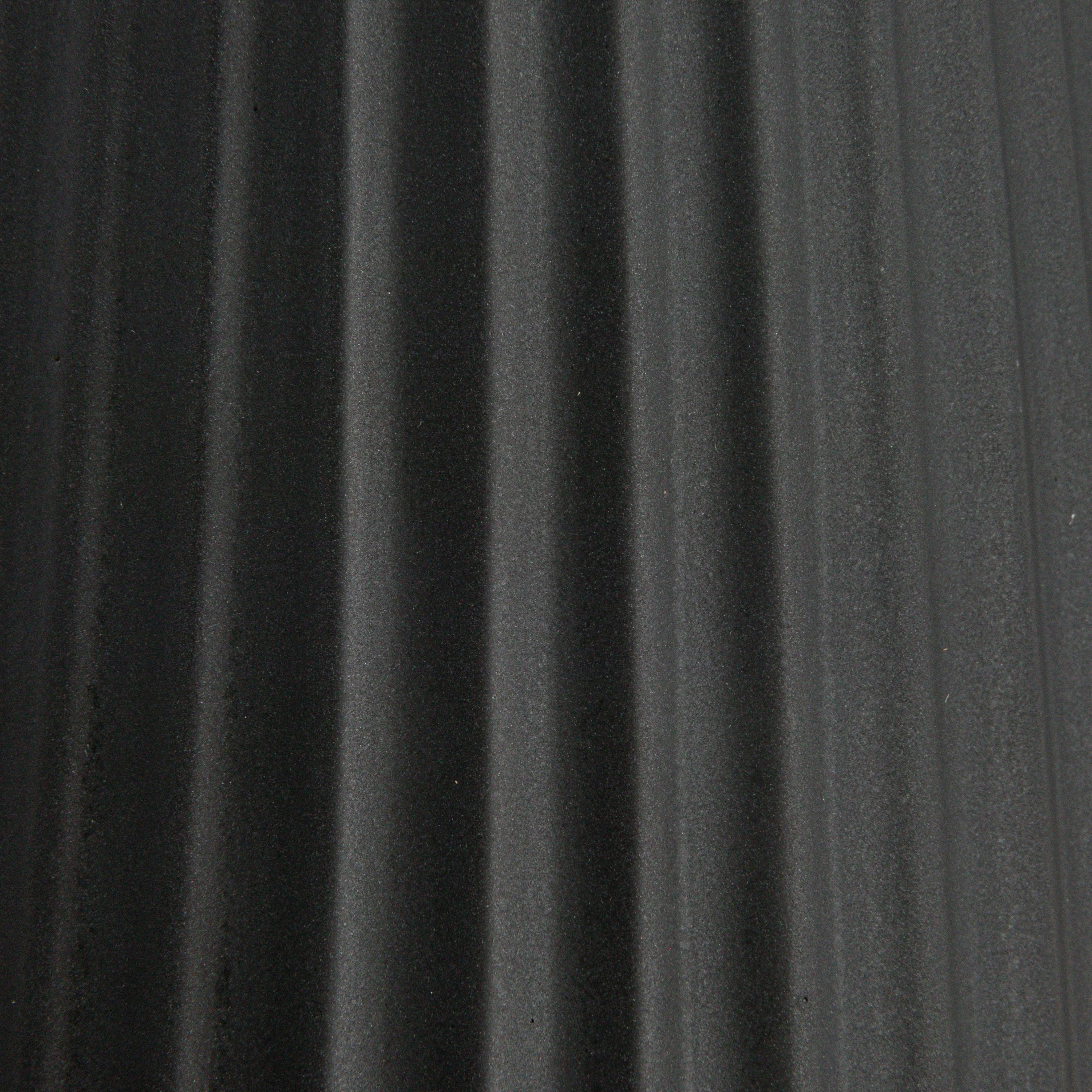 Stoneware Fluted Vase with Embossed Lines - 5.5