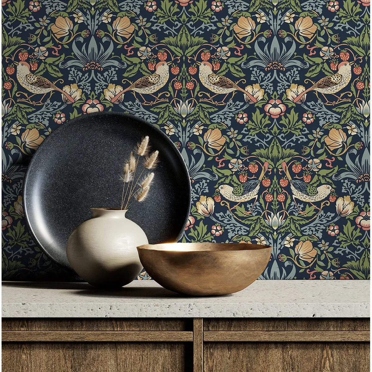 NextWall Aves Garden Peel and Stick Wallpaper