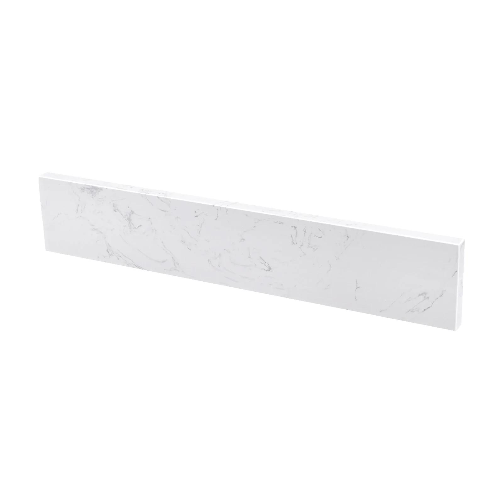 21.25 in. Engineered Marble Side Splash For Cabinet Vanity