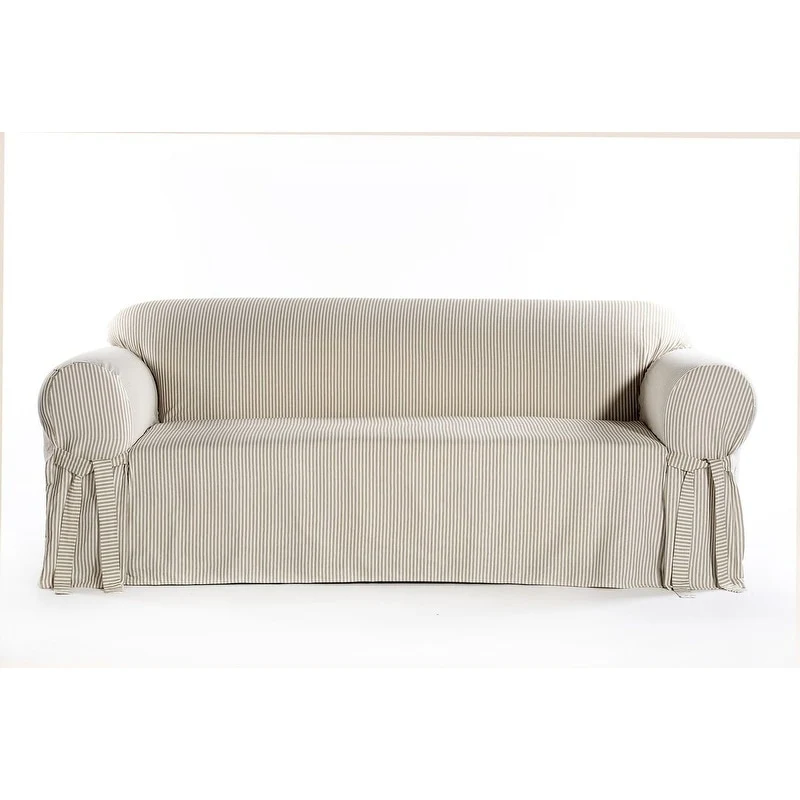 Classic Slipcovers Brushed Twill Loveseat Slipcover
