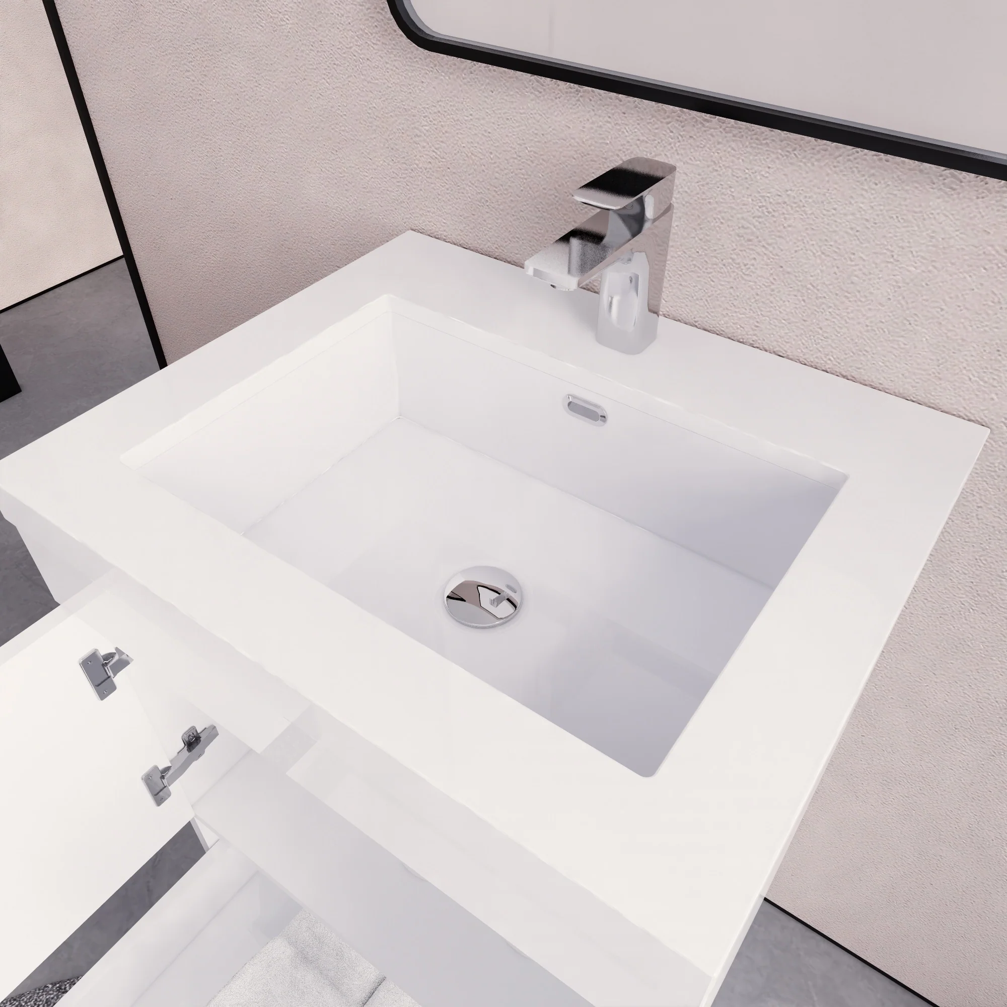 Eliza 24'' Freestanding Vanity with Single Sink