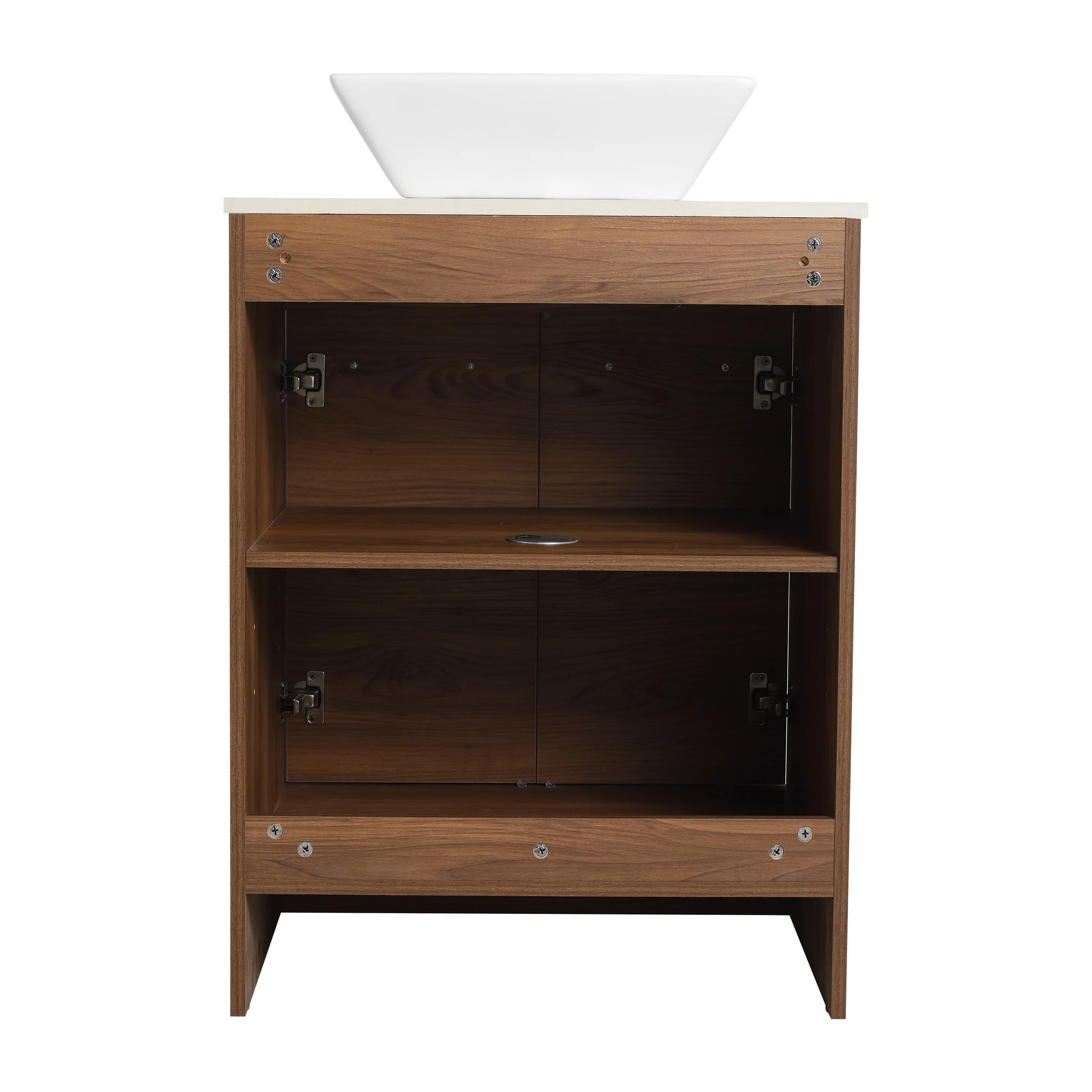 BNK 24/36/48/60 Inch Bathroom Vanity with Sink, Freestanding Bathroom Vanity with Soft Close Doors and Adjustable Shelf