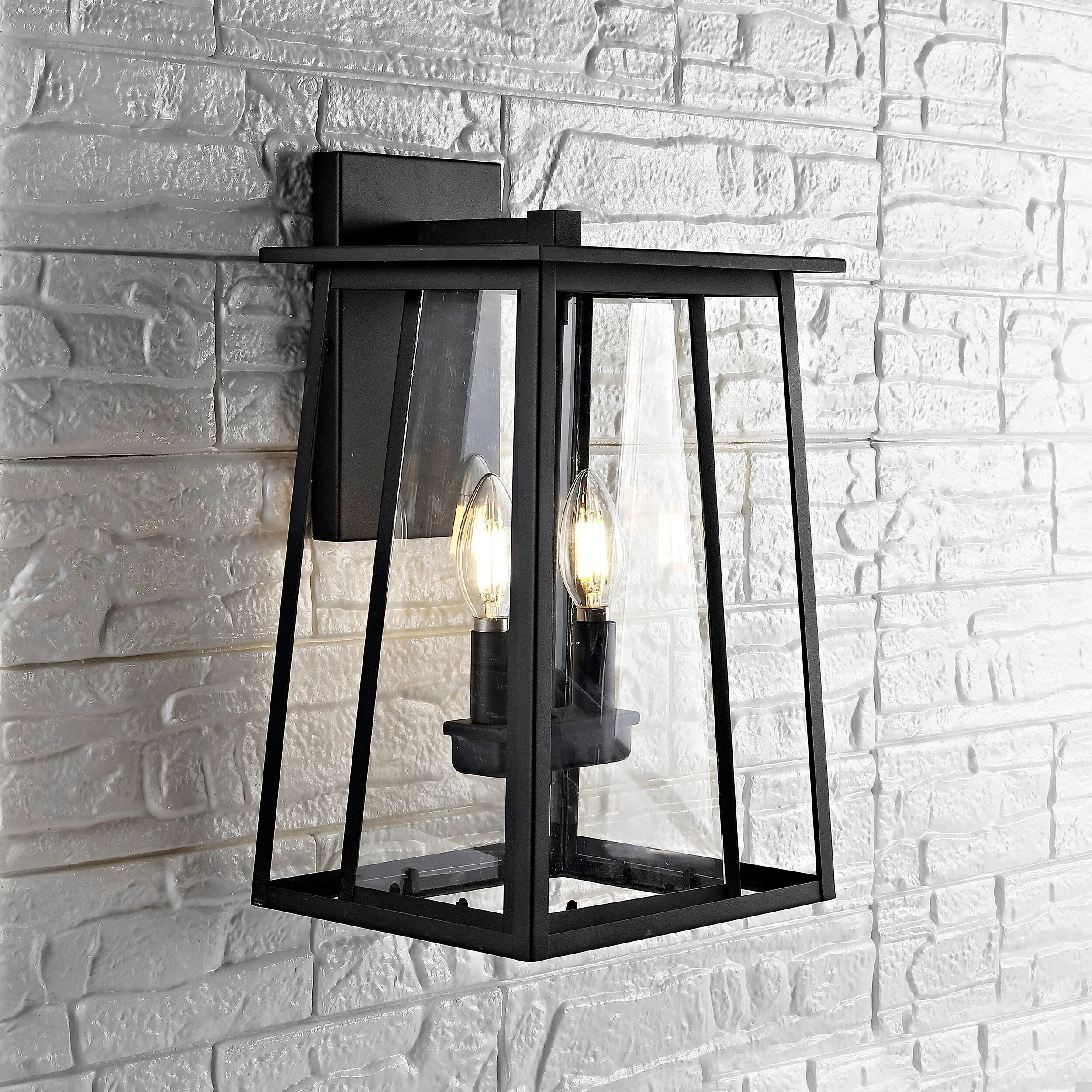 SAFAVIEH Mehriban Outdoor Wall Lantern - 9