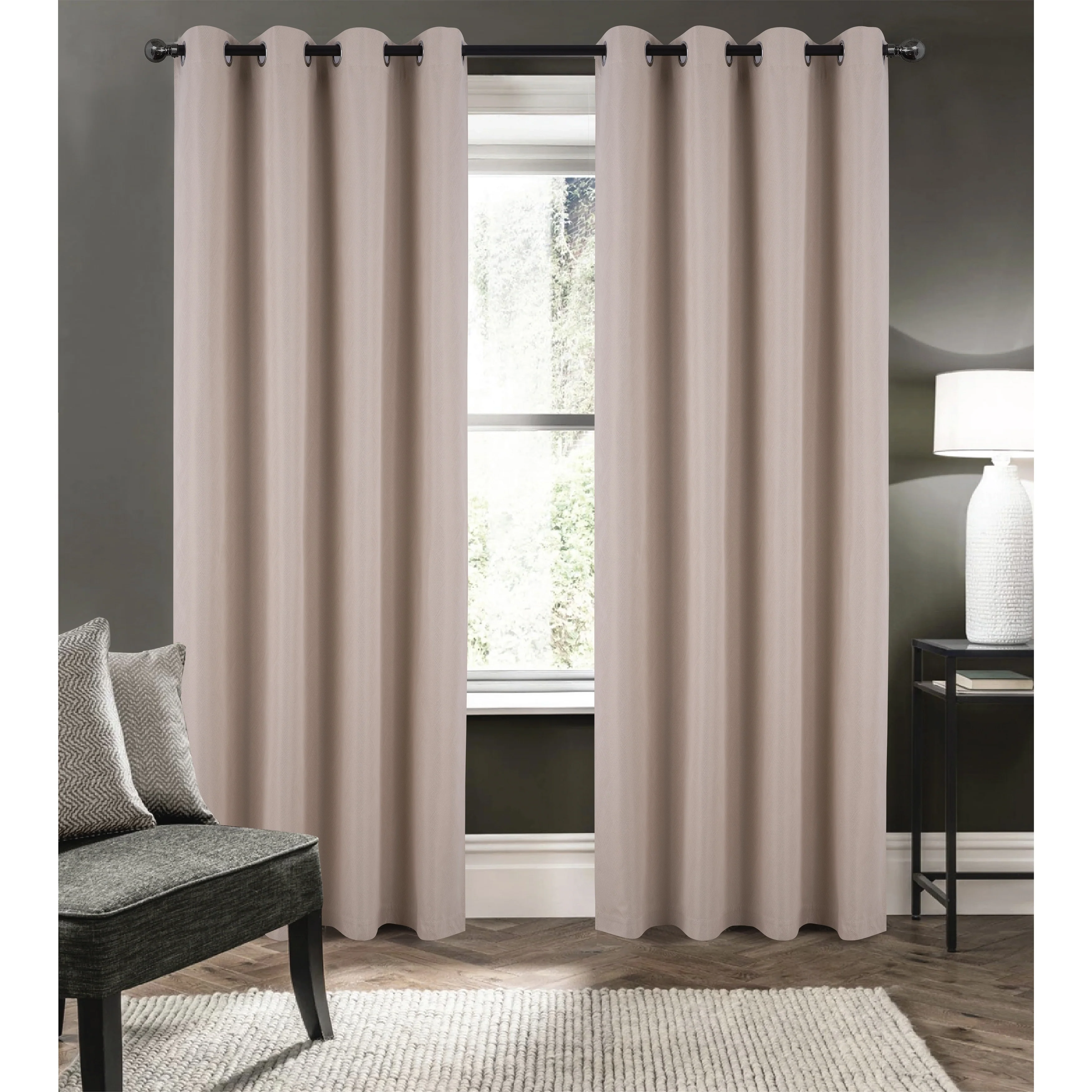 Barron Blackout Window Curtain Grommet Panel 90